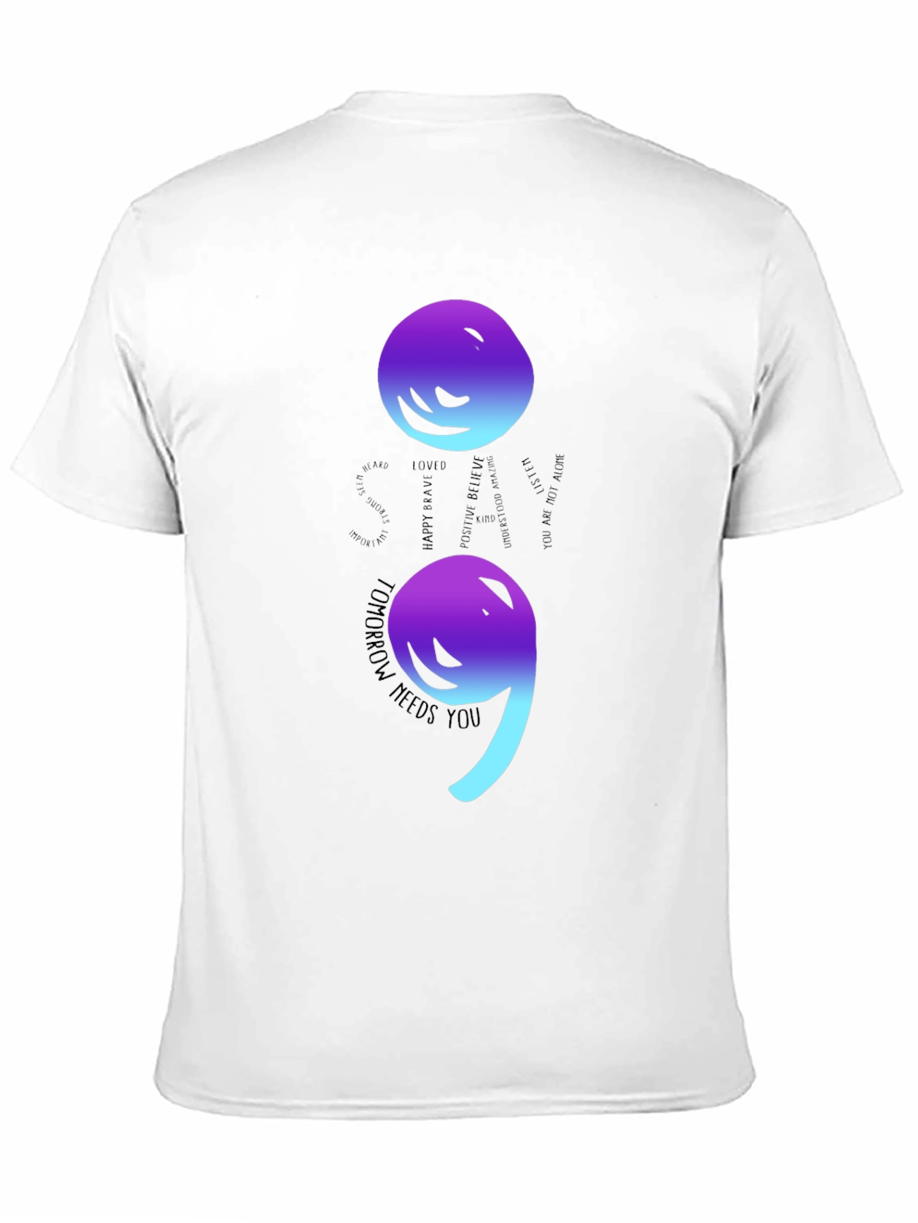 Semicolon Graphic T-Shirt - Tomorrow Needs You