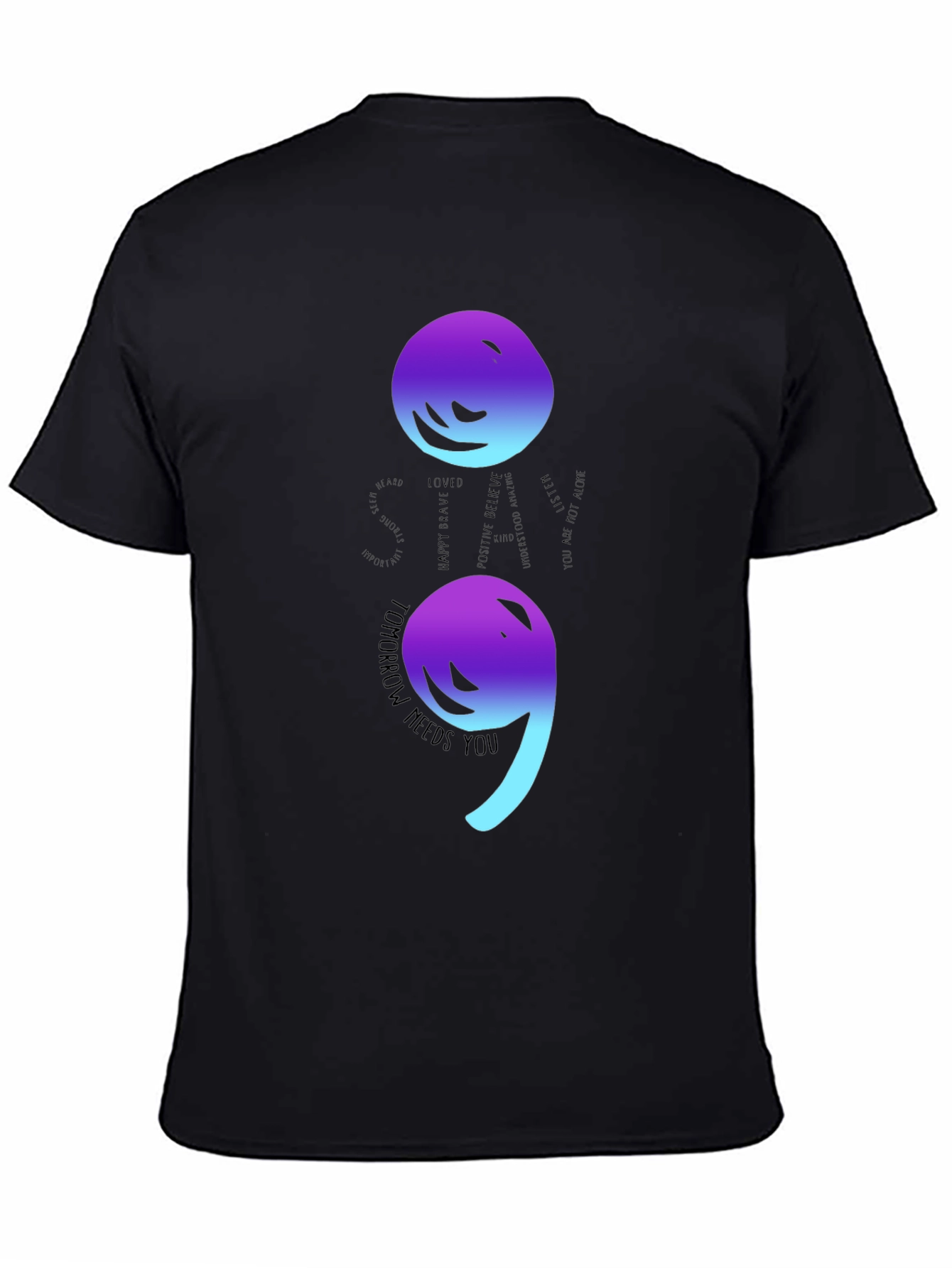 Semicolon Graphic T-Shirt - Tomorrow Needs You