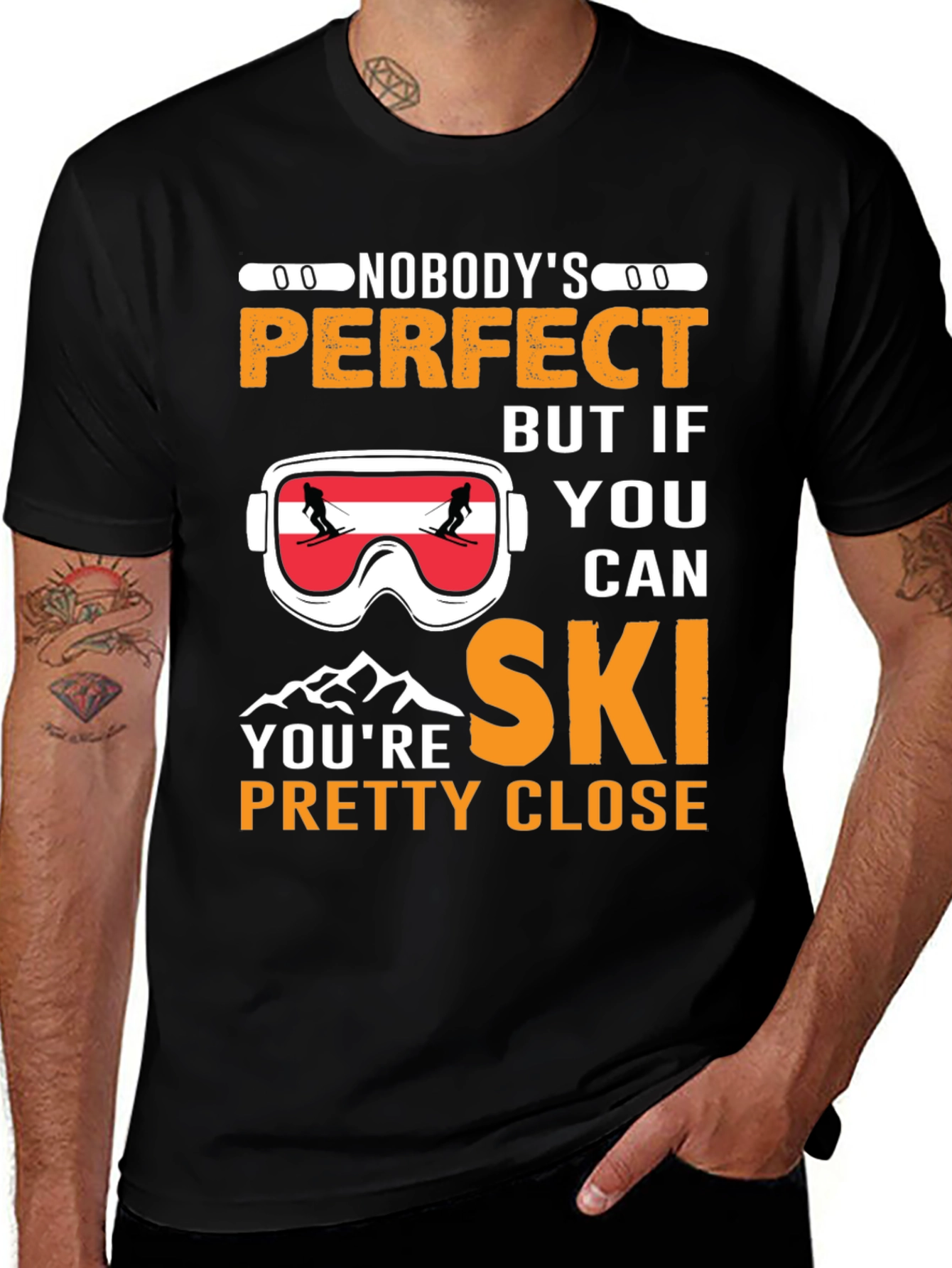 Nobodys Perfect Ski T-Shirt