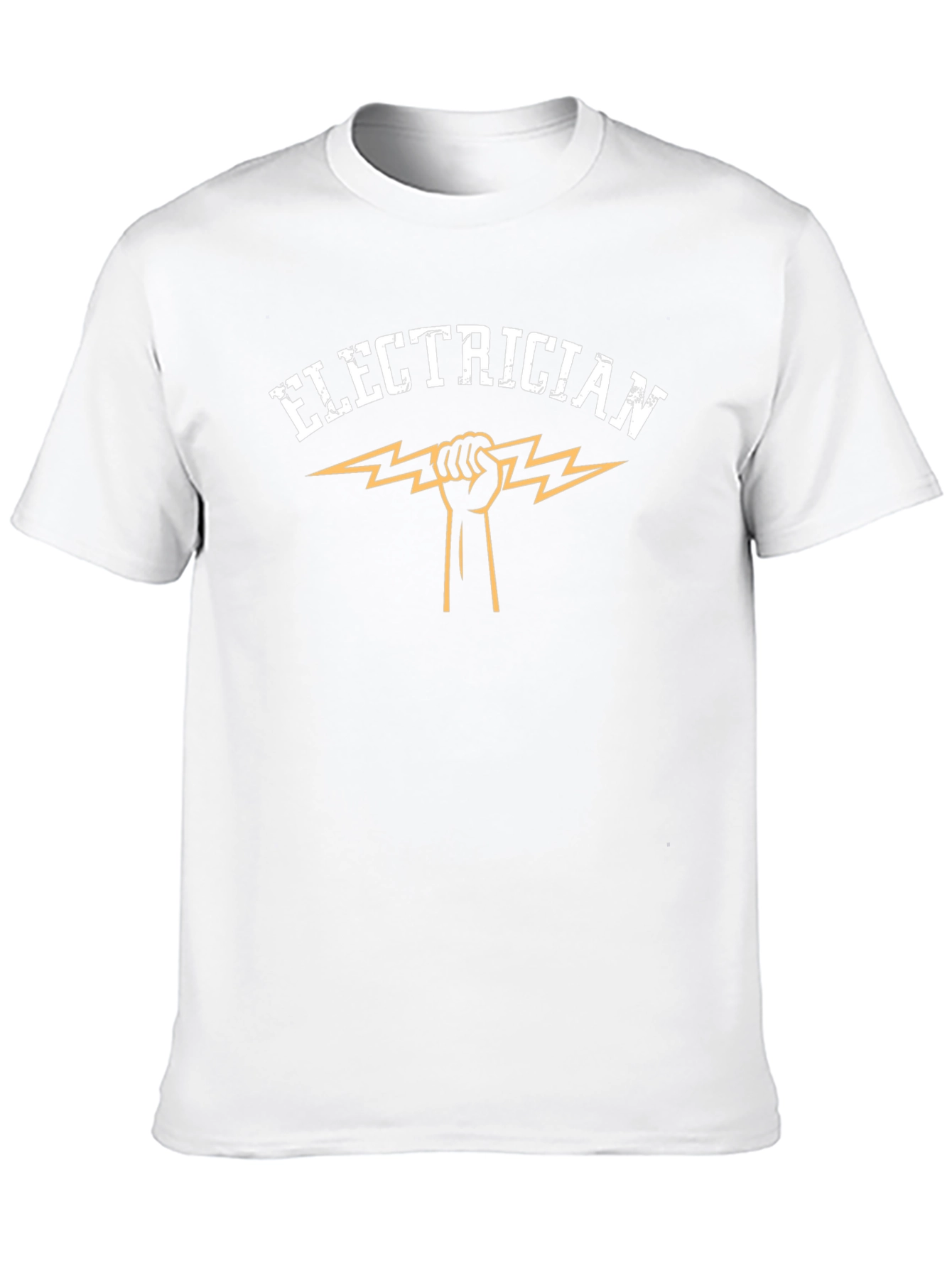 Electrician T-Shirt - Hand Holding Lightning Bolt