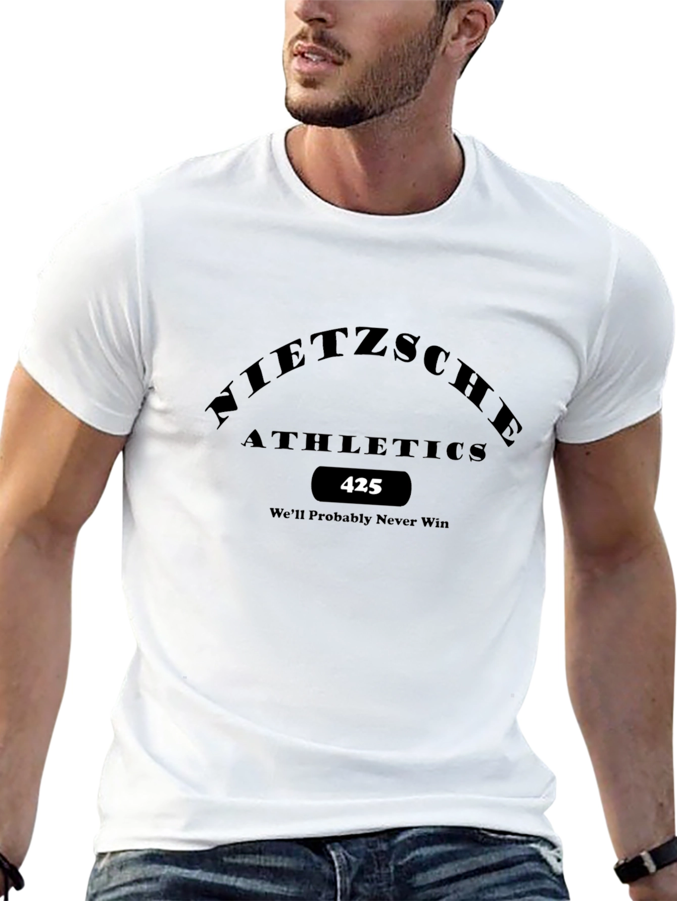 Nietzsche Athletics Tee - Well Probably Never Win