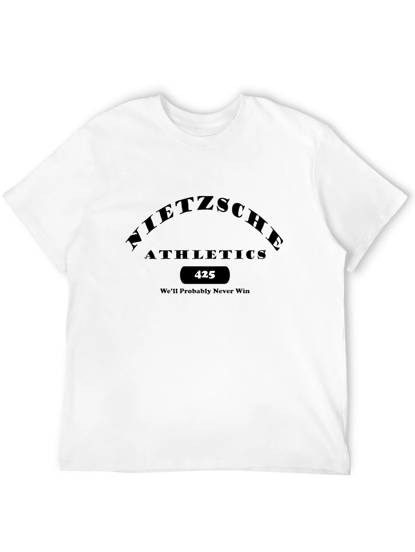 Nietzsche Athletics Tee - Well Probably Never Win