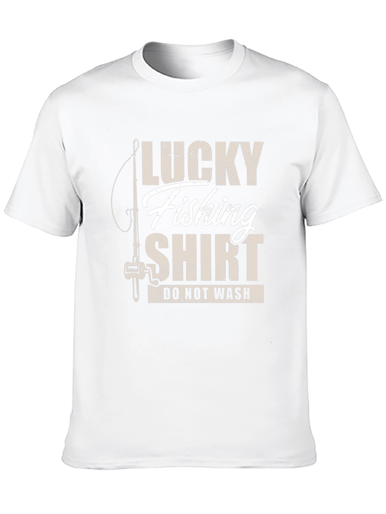 Lucky Fishing Shirt - Novelty Graphic Tee