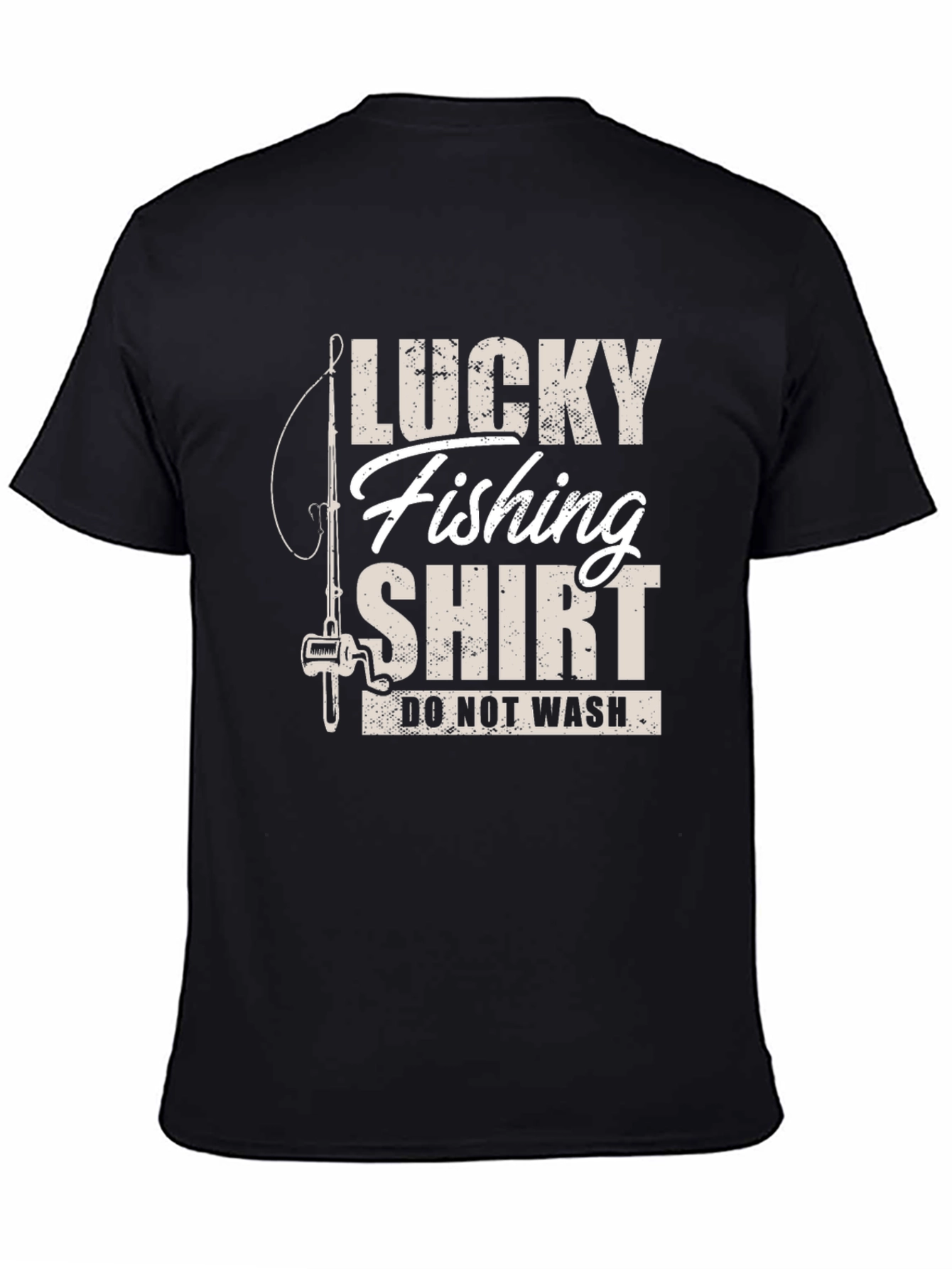 Lucky Fishing Shirt - Novelty Graphic Tee
