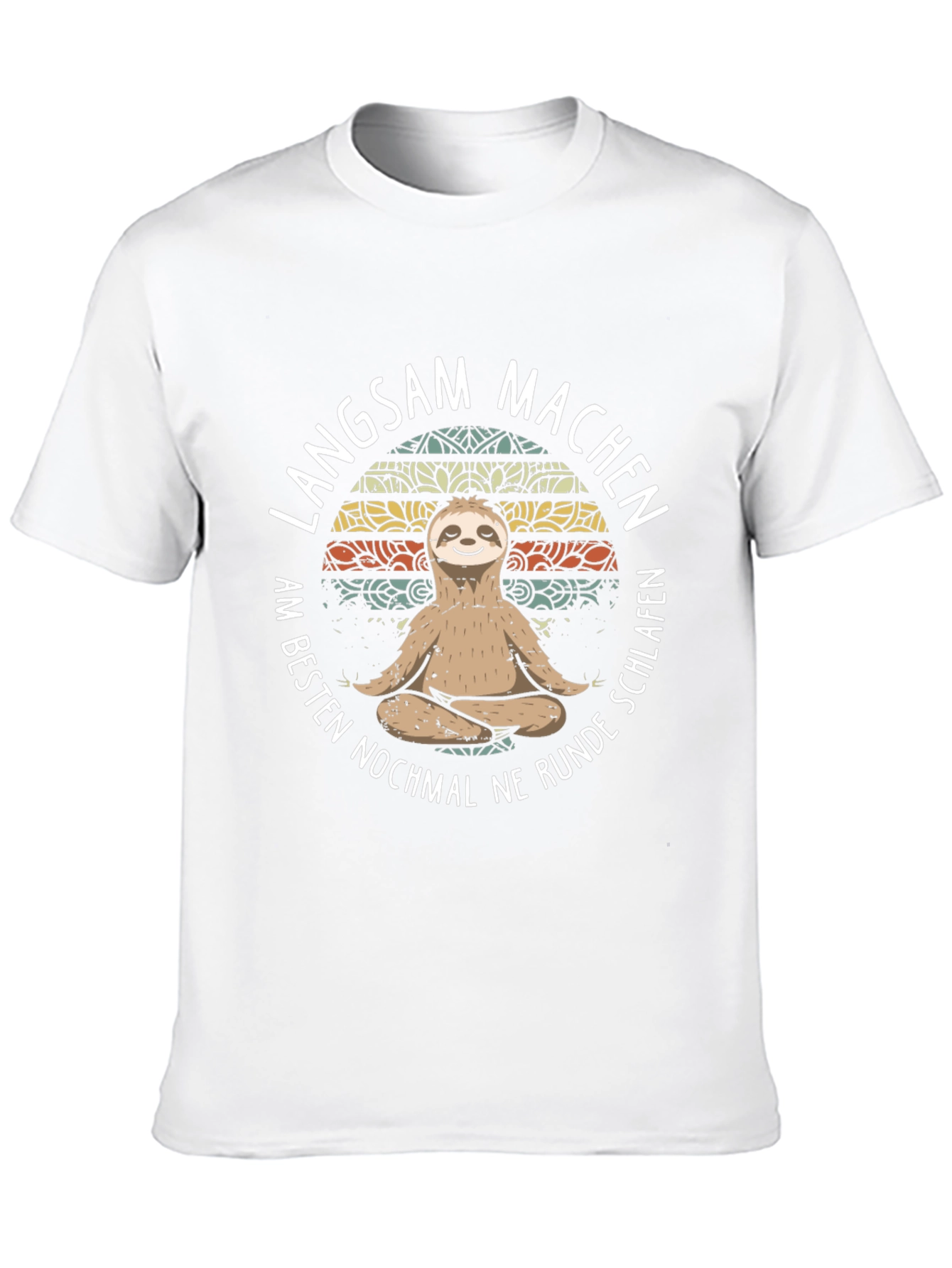 Langsam Machen Sloth T-Shirt - Relax & Unwind