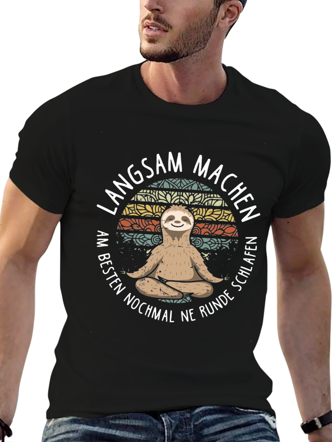 Langsam Machen Sloth T-Shirt - Relax & Unwind