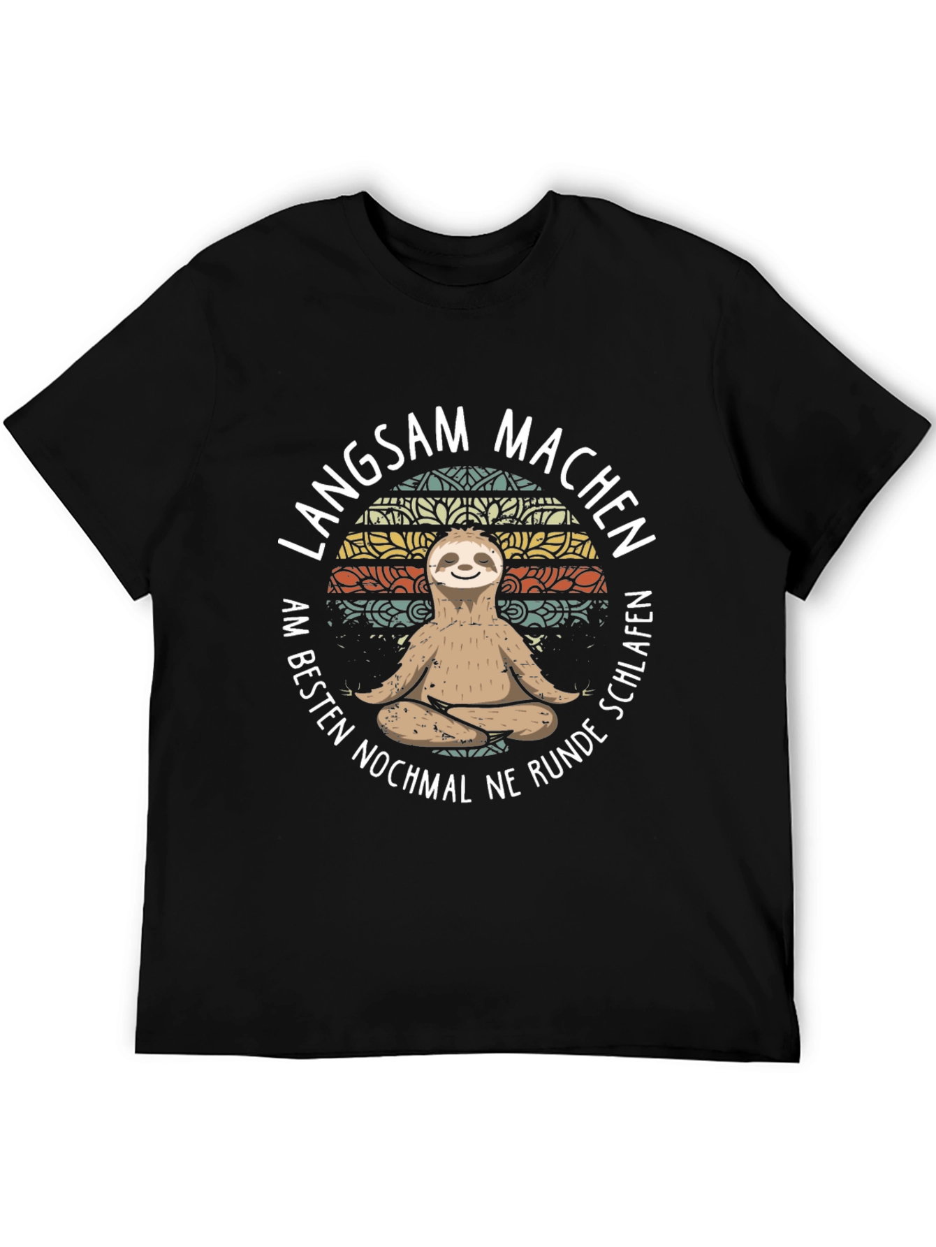 Langsam Machen Sloth T-Shirt - Relax & Unwind