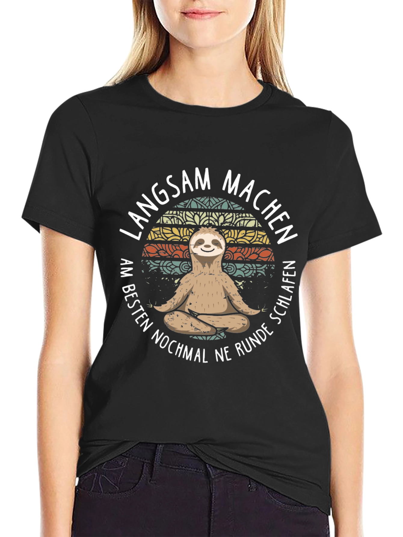 Langsam Machen Sloth T-Shirt - Relax & Unwind