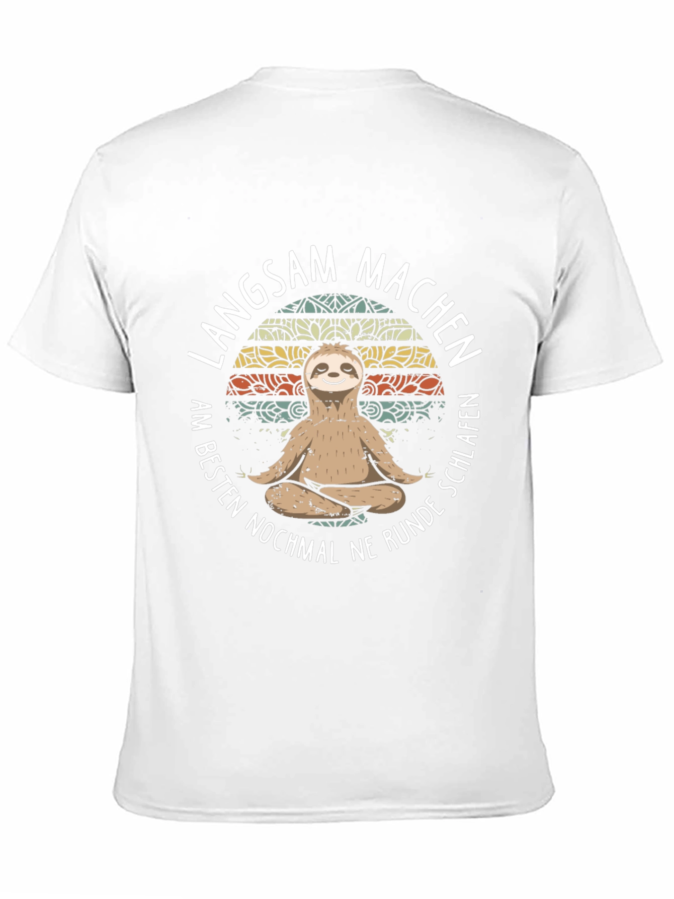 Langsam Machen Sloth T-Shirt - Relax & Unwind
