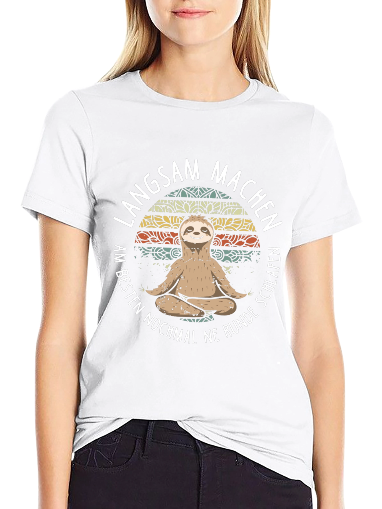 Langsam Machen Sloth T-Shirt - Relax & Unwind