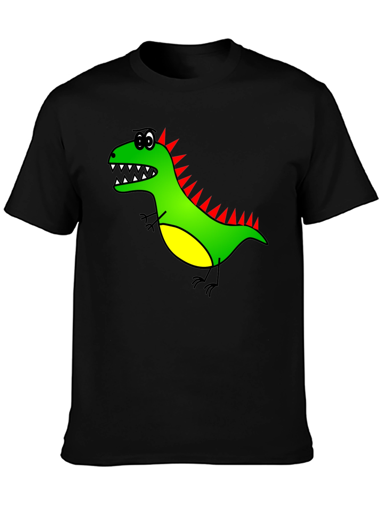 Dinosaur Graphic Black T-Shirt
