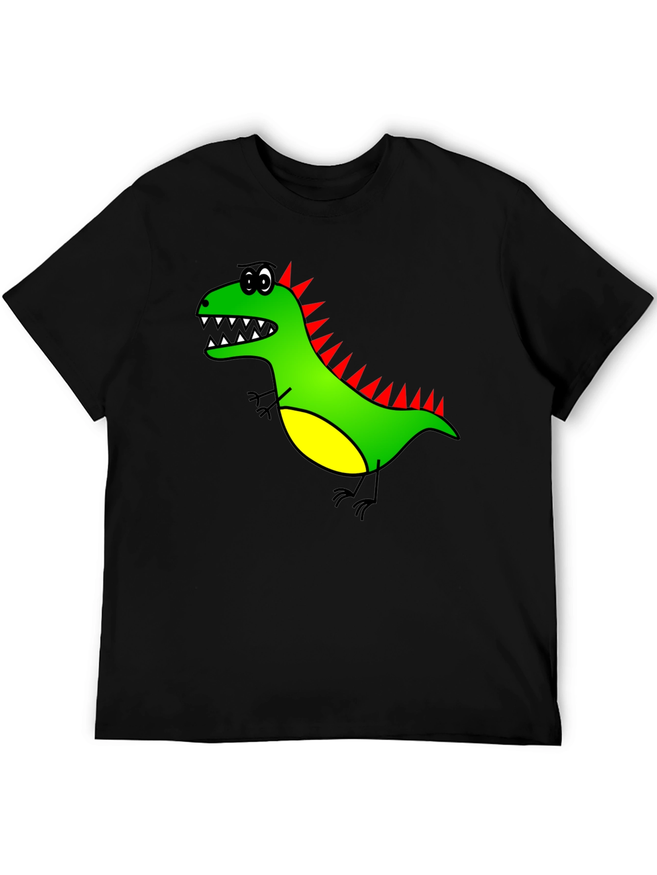 Dinosaur Graphic Black T-Shirt