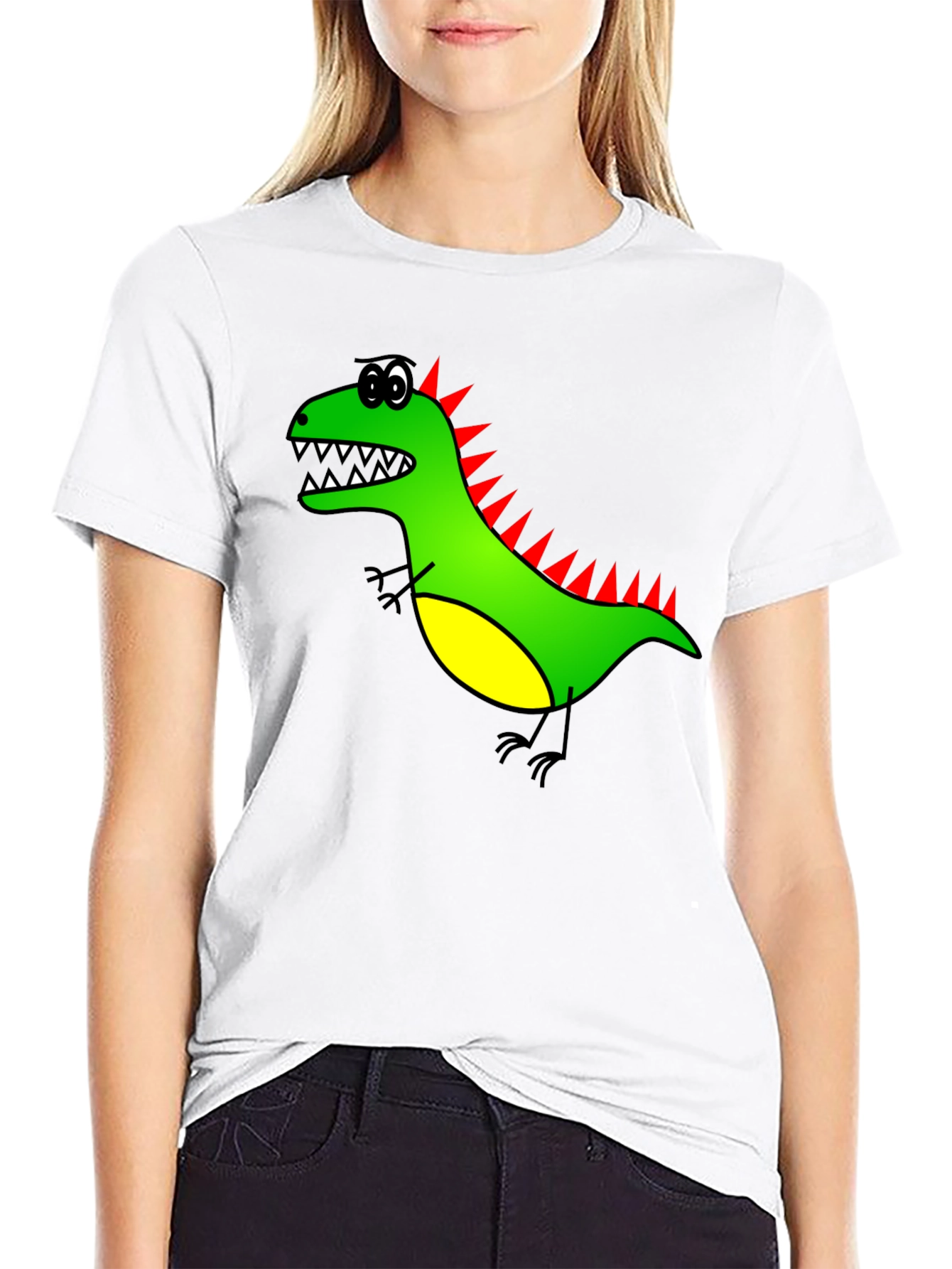 Dinosaur Graphic Black T-Shirt