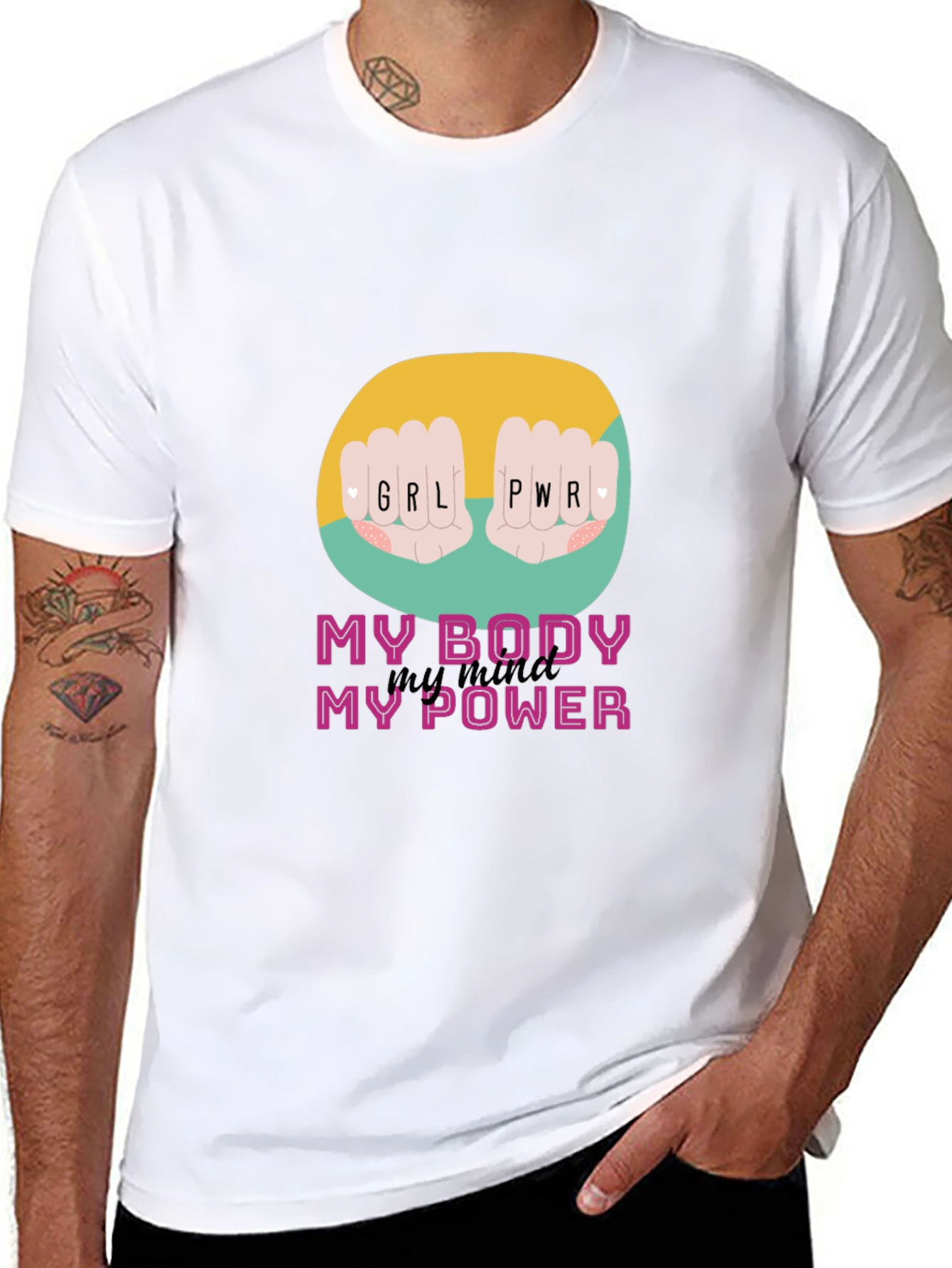 Girl Power Graphic Tee - Empowering Womens T-Shirt