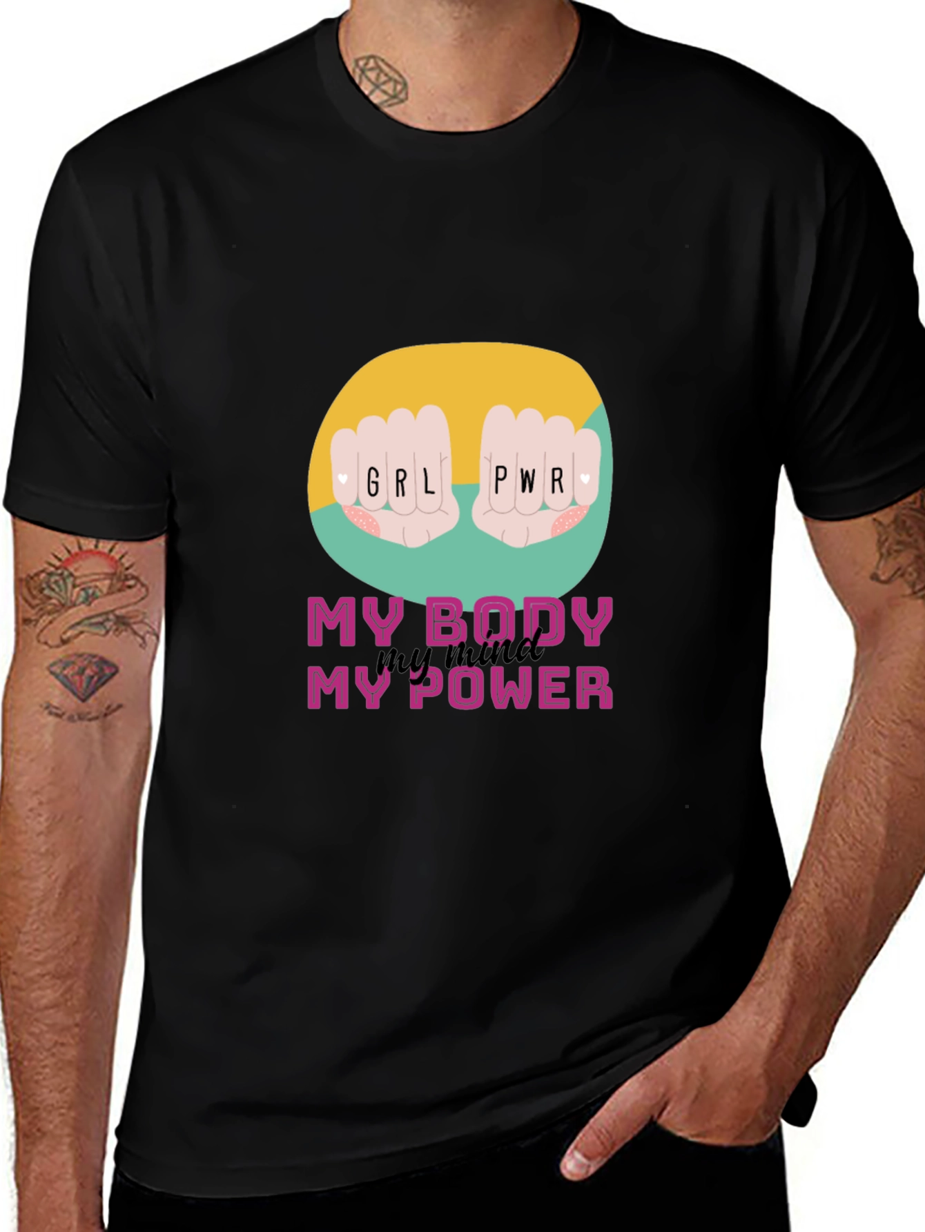 Girl Power Graphic Tee - Empowering Womens T-Shirt