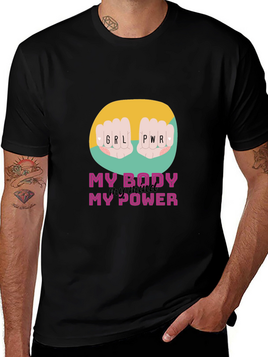 Girl Power Graphic Tee - Empowering Womens T-Shirt
