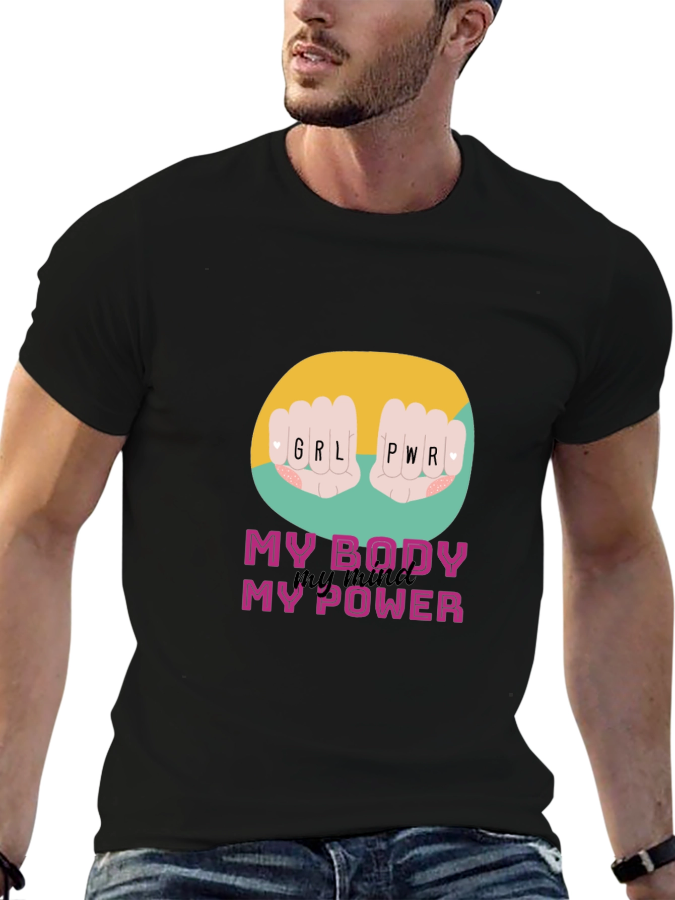 Girl Power Graphic Tee - Empowering Womens T-Shirt