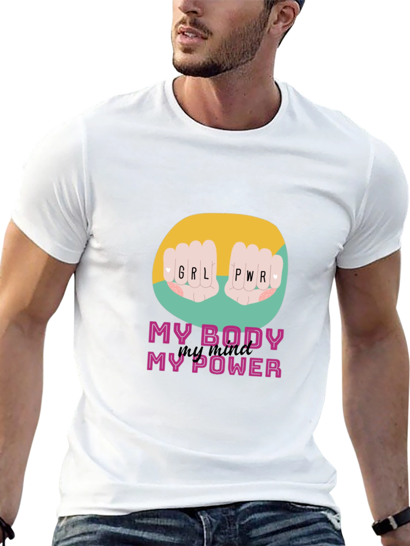 Girl Power Graphic Tee - Empowering Womens T-Shirt