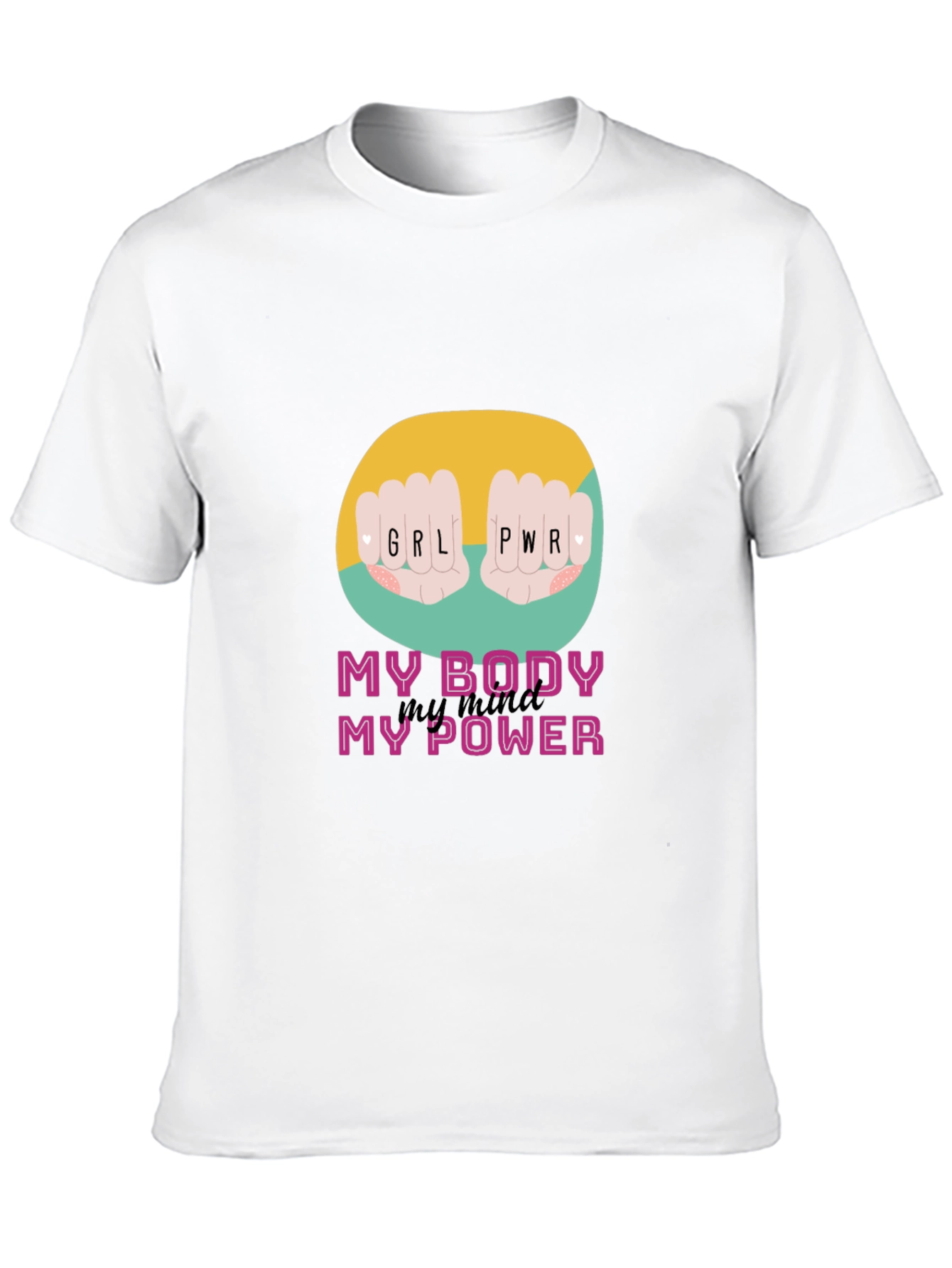 Girl Power Graphic Tee - Empowering Womens T-Shirt