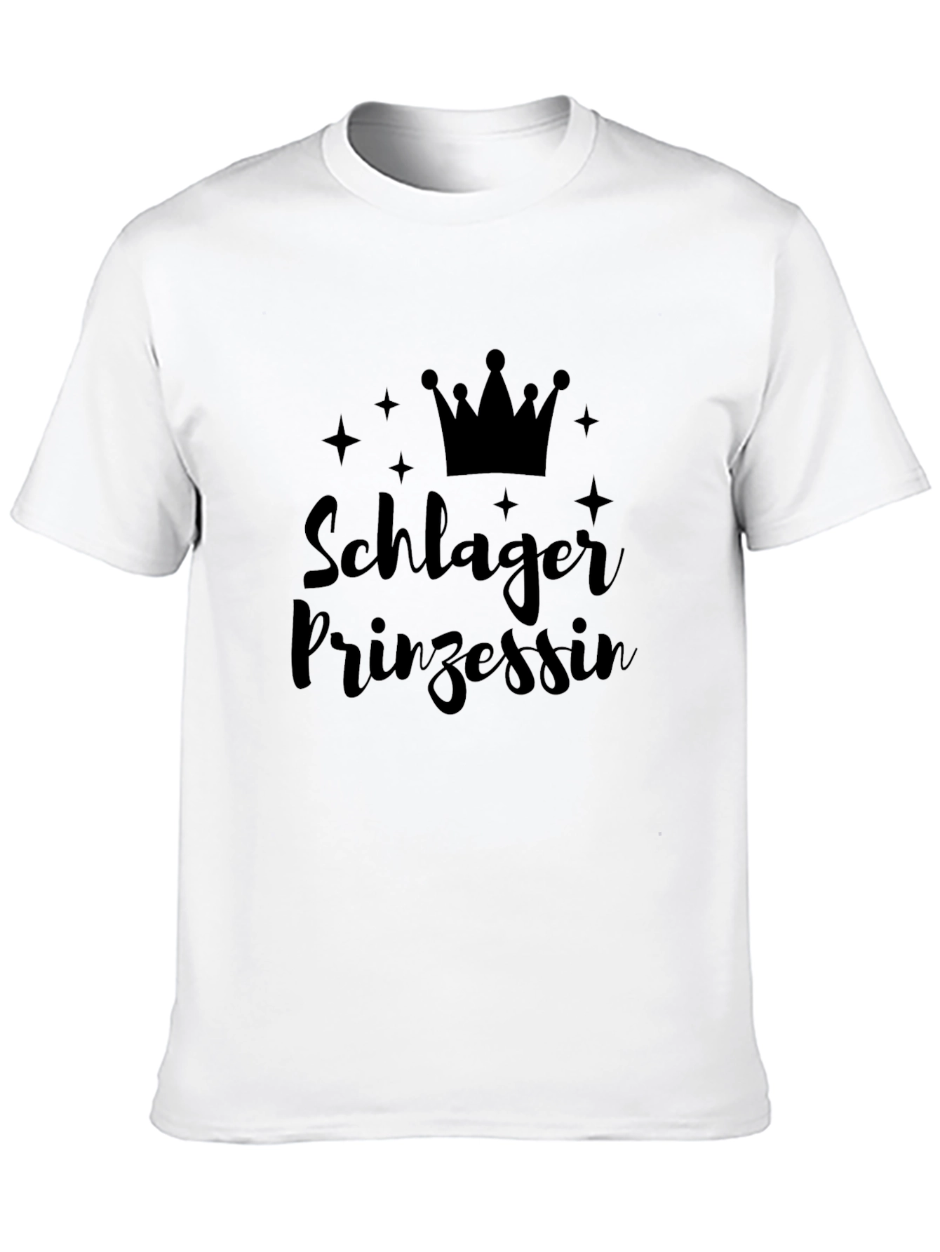 Schlager Prinzessin Black T-Shirt