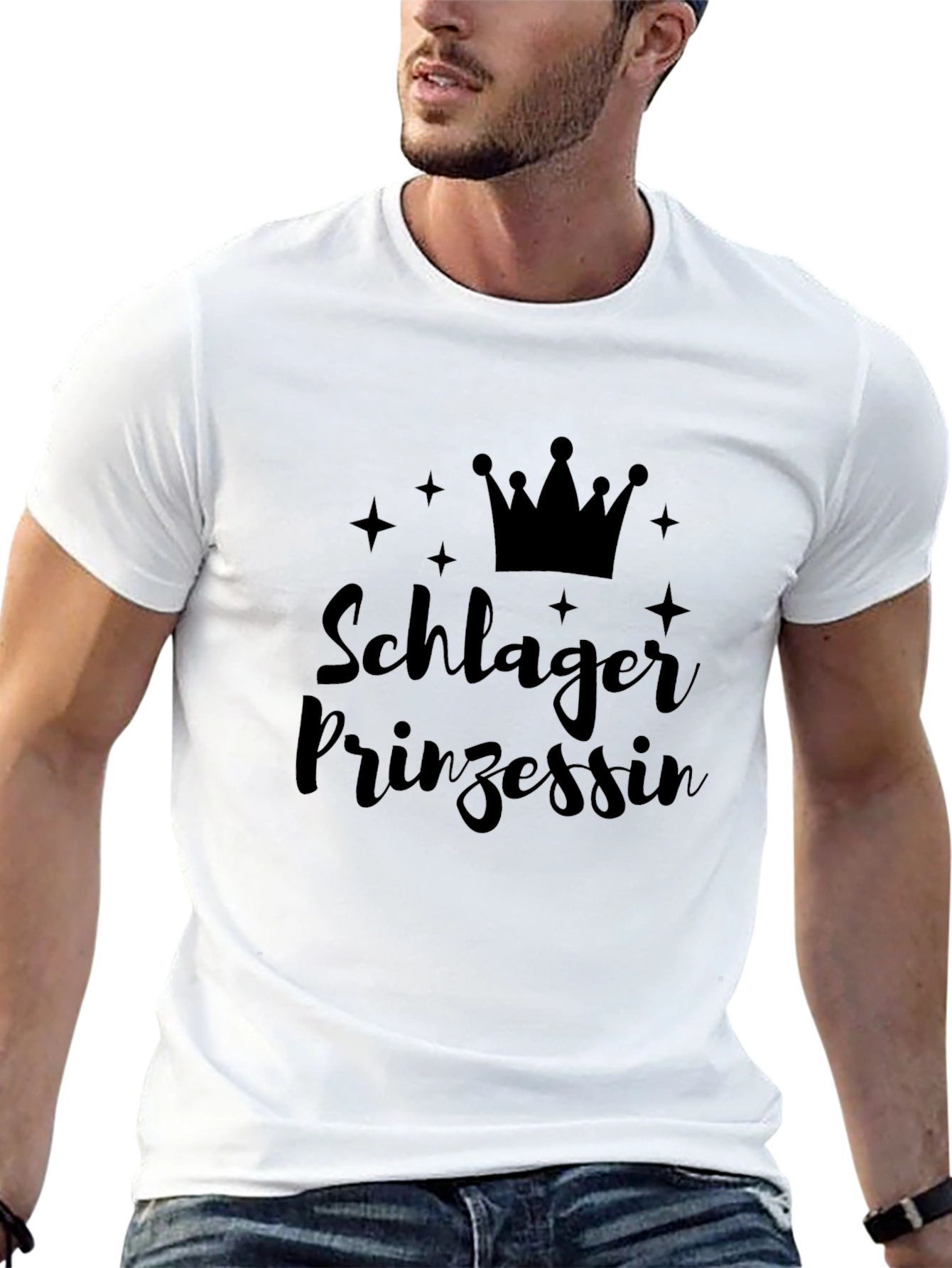 Schlager Prinzessin Black T-Shirt