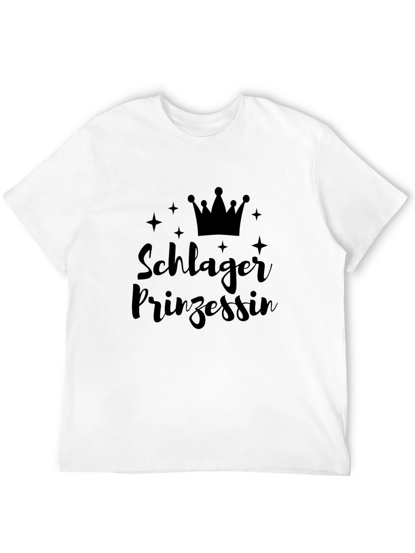 Schlager Prinzessin Black T-Shirt
