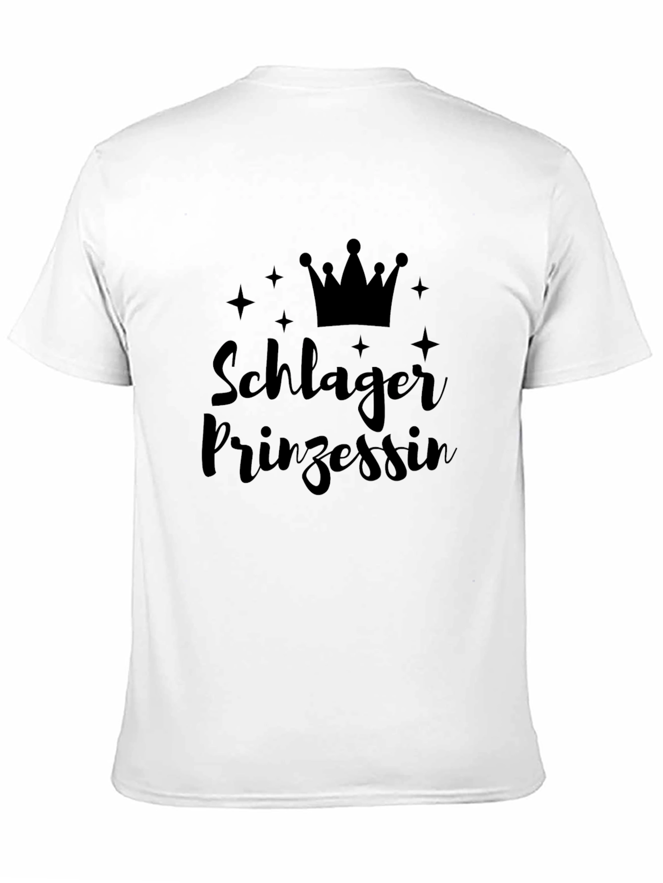 Schlager Prinzessin Black T-Shirt
