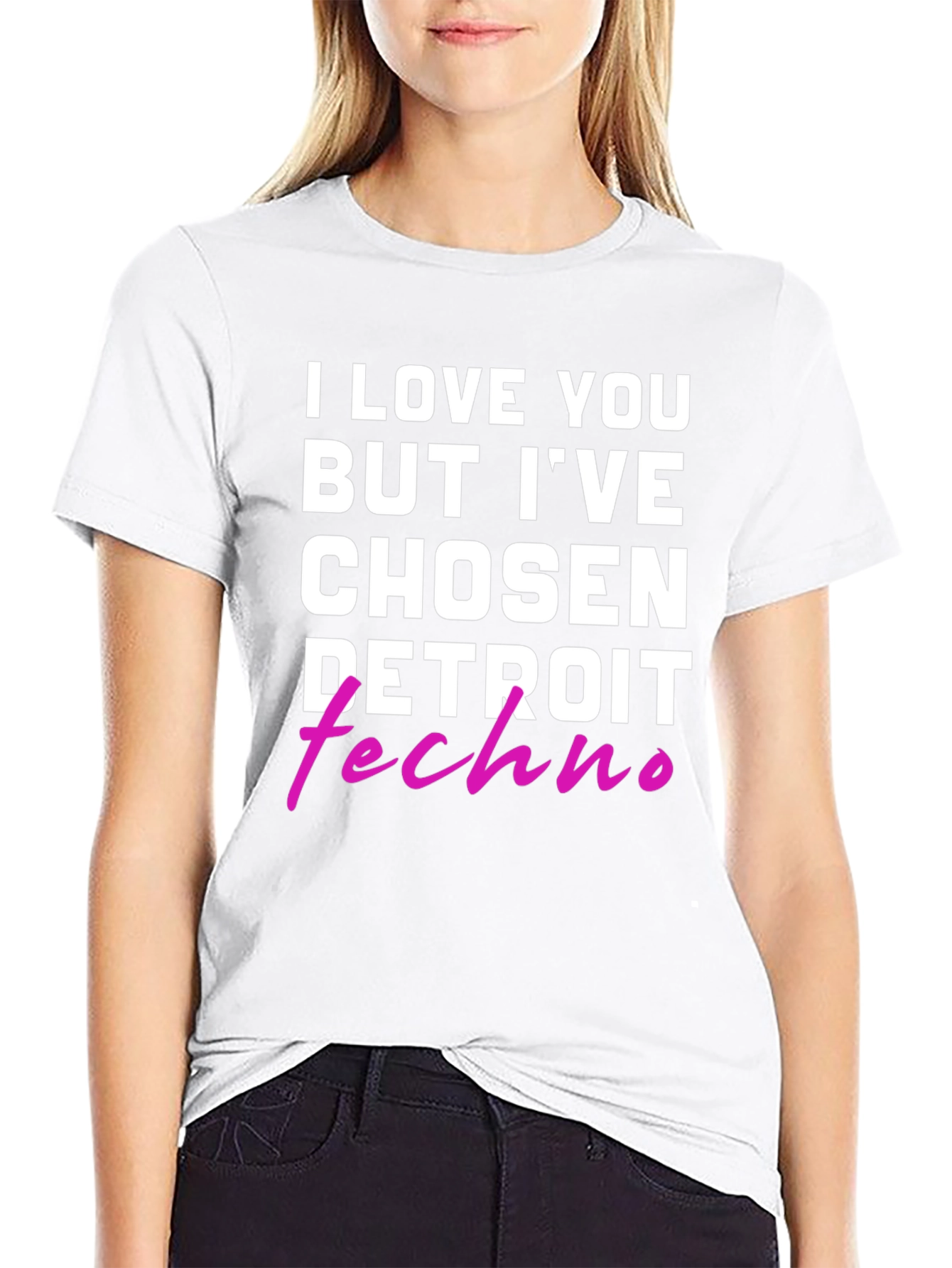 I Love You But Detroit Techno T-Shirt