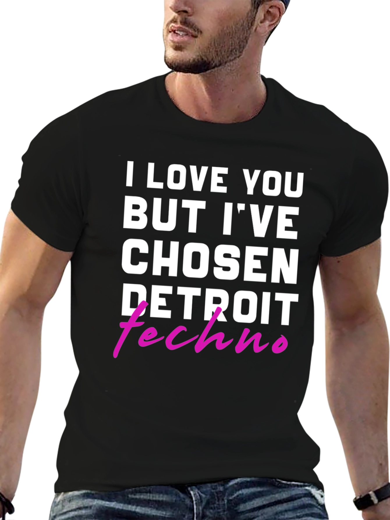 I Love You But Detroit Techno T-Shirt