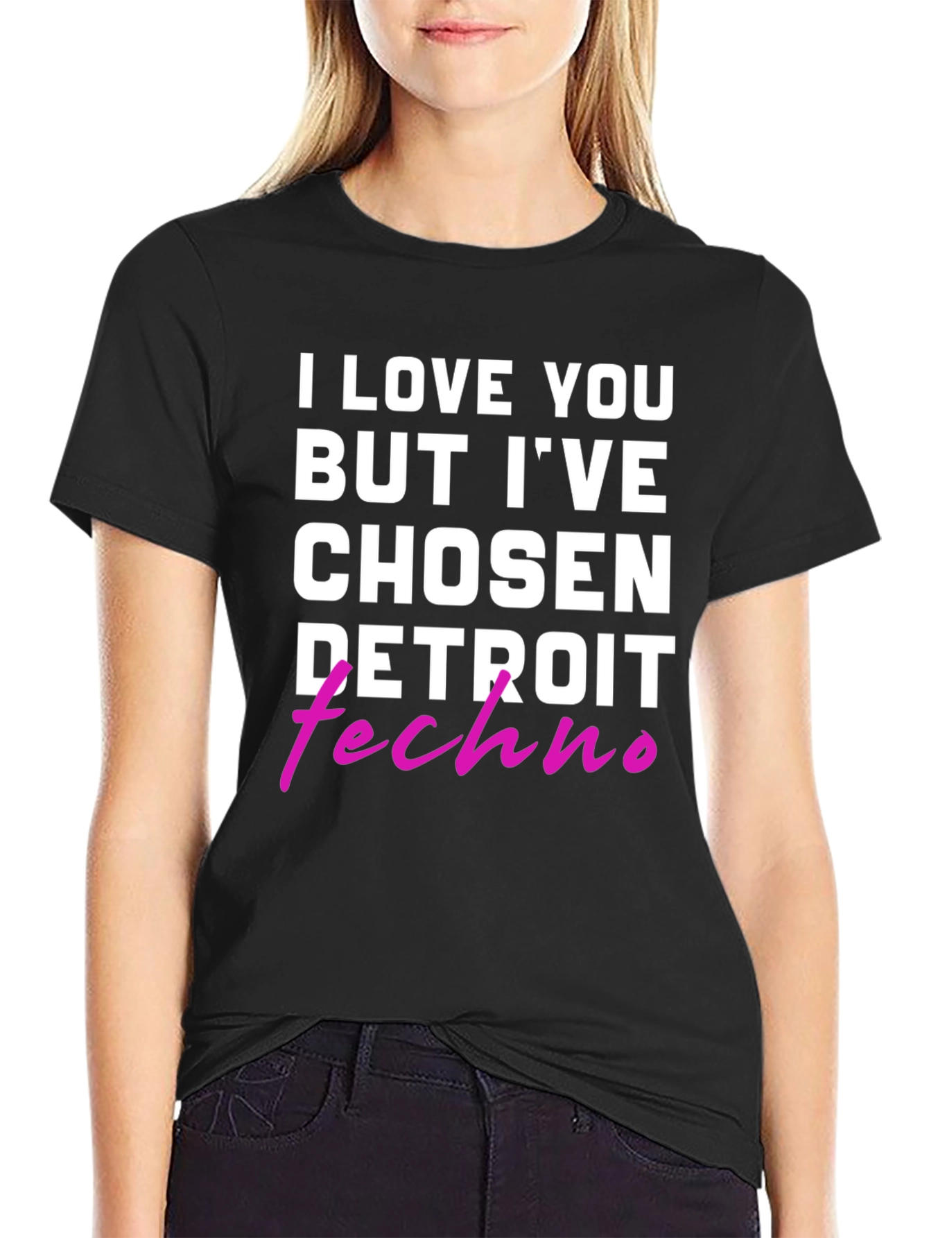I Love You But Detroit Techno T-Shirt