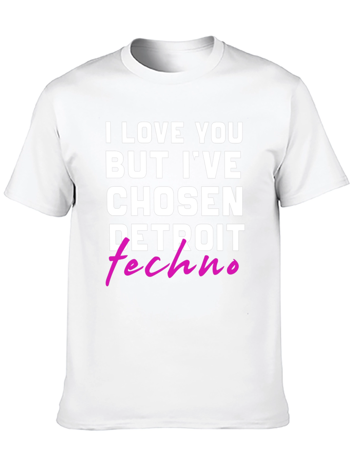 I Love You But Detroit Techno T-Shirt