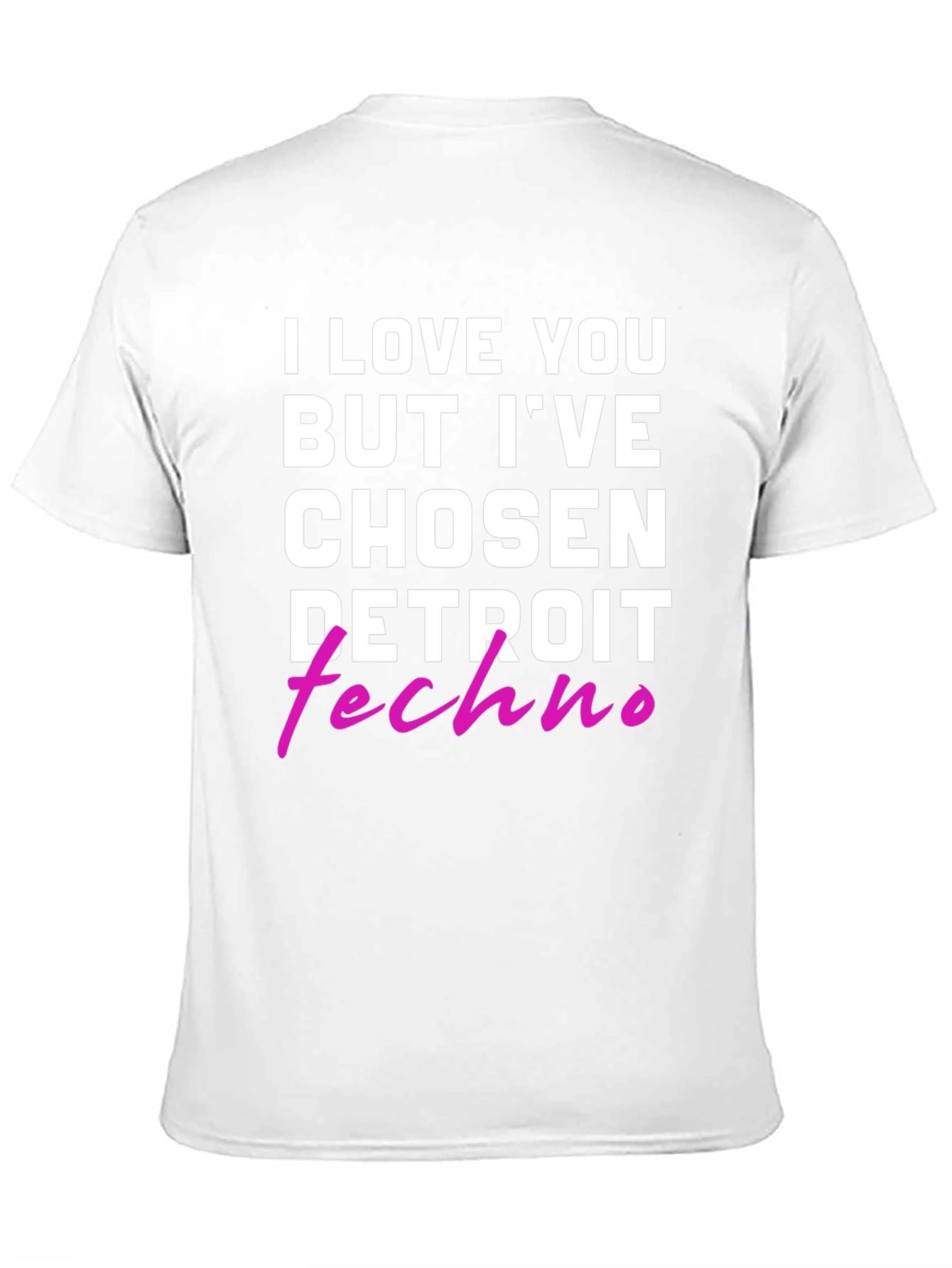 I Love You But Detroit Techno T-Shirt