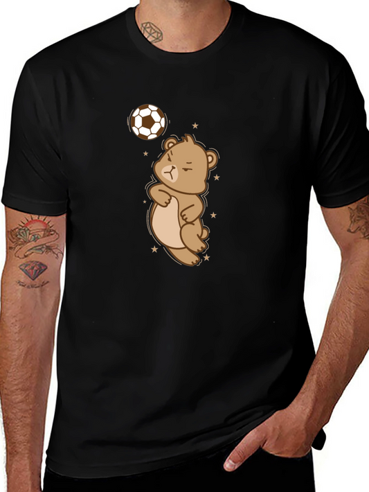 Bear Soccer Graphic Tee