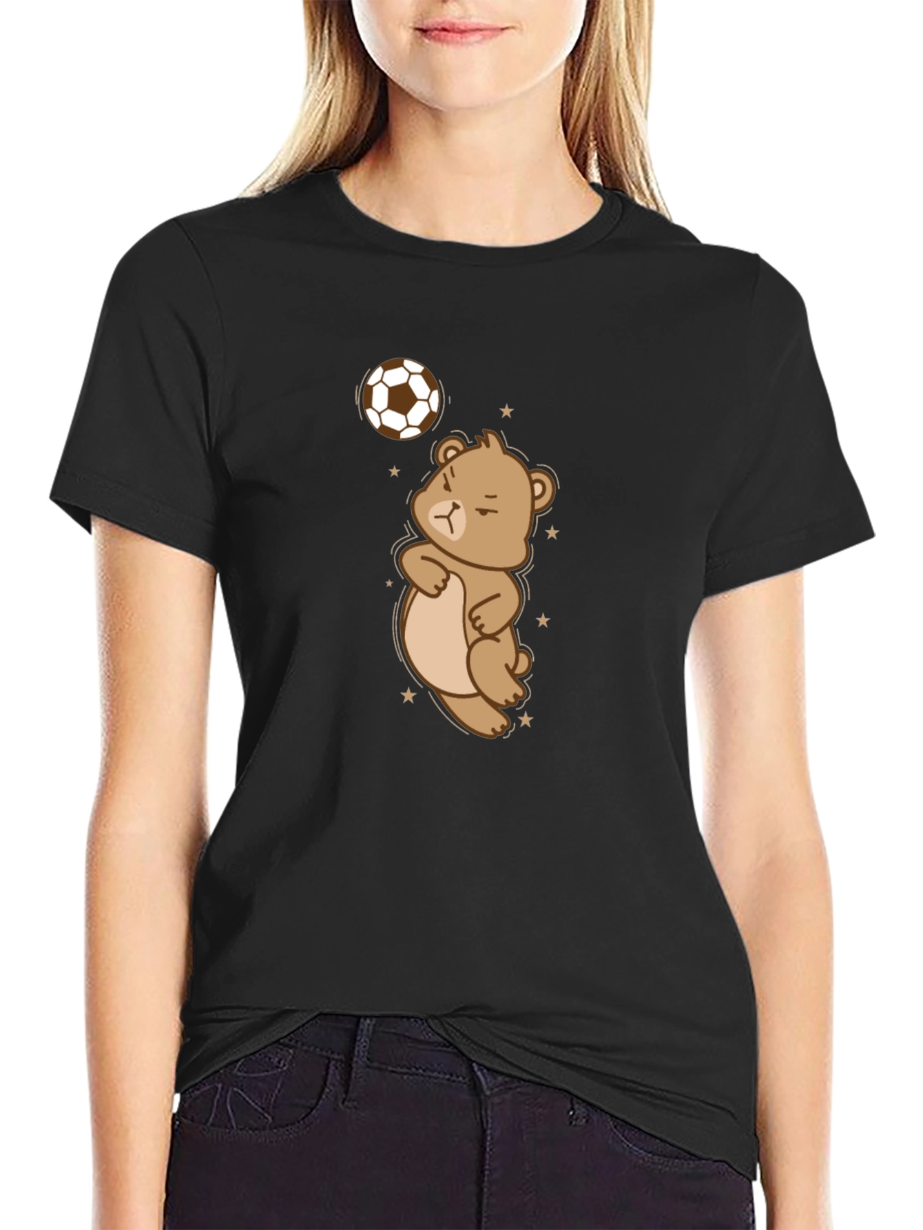 Bear Soccer Graphic Tee