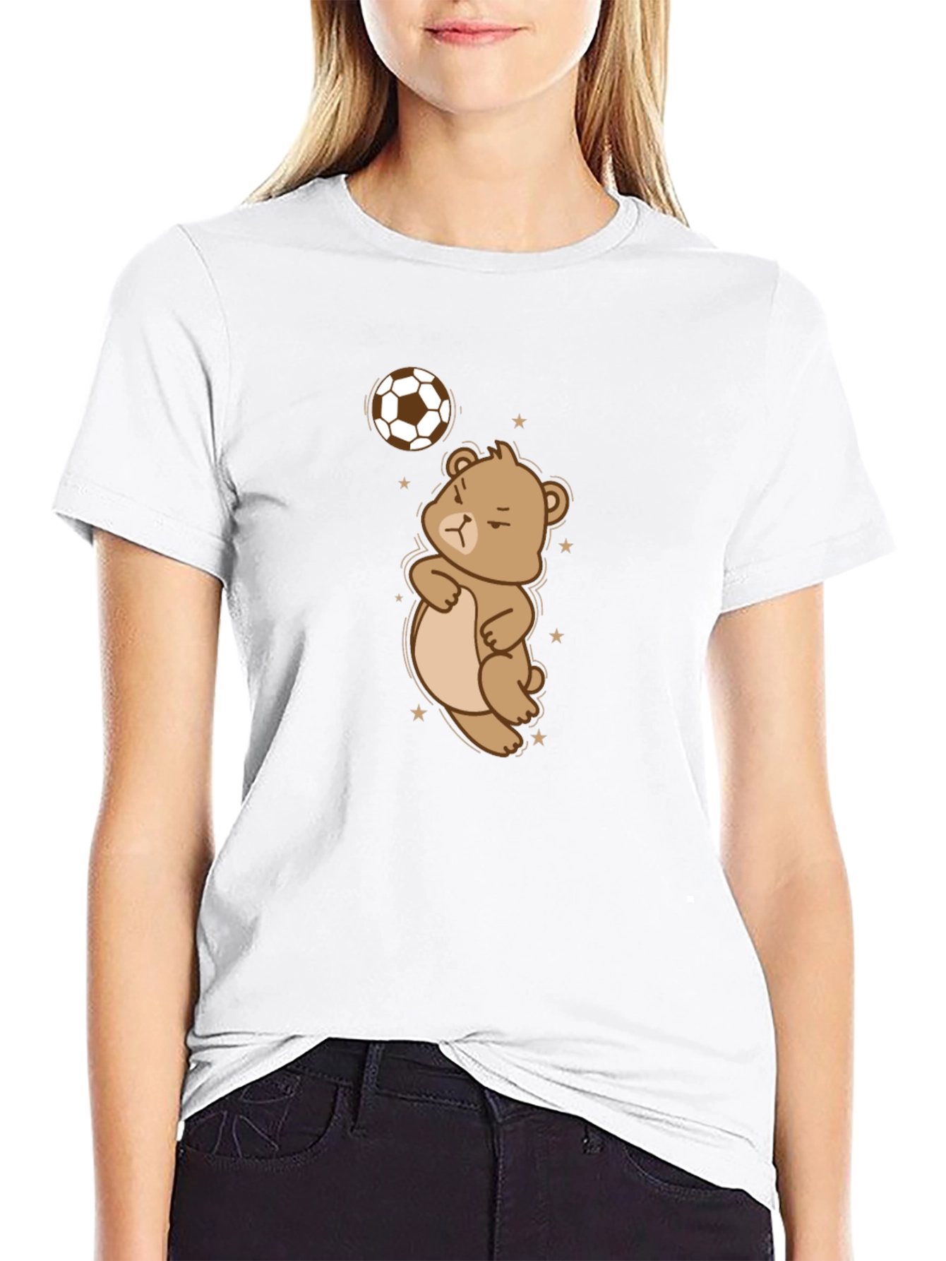 Bear Soccer Graphic Tee