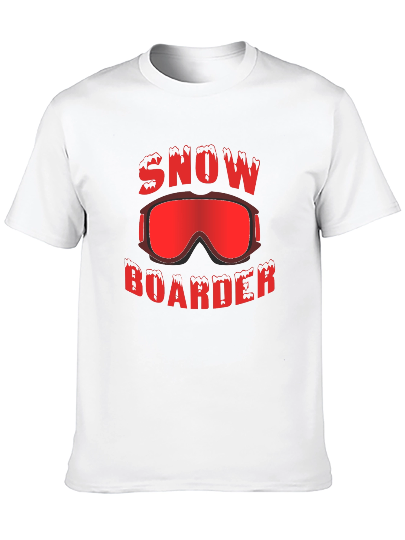 Snowboarder Graphic T-Shirt - Black