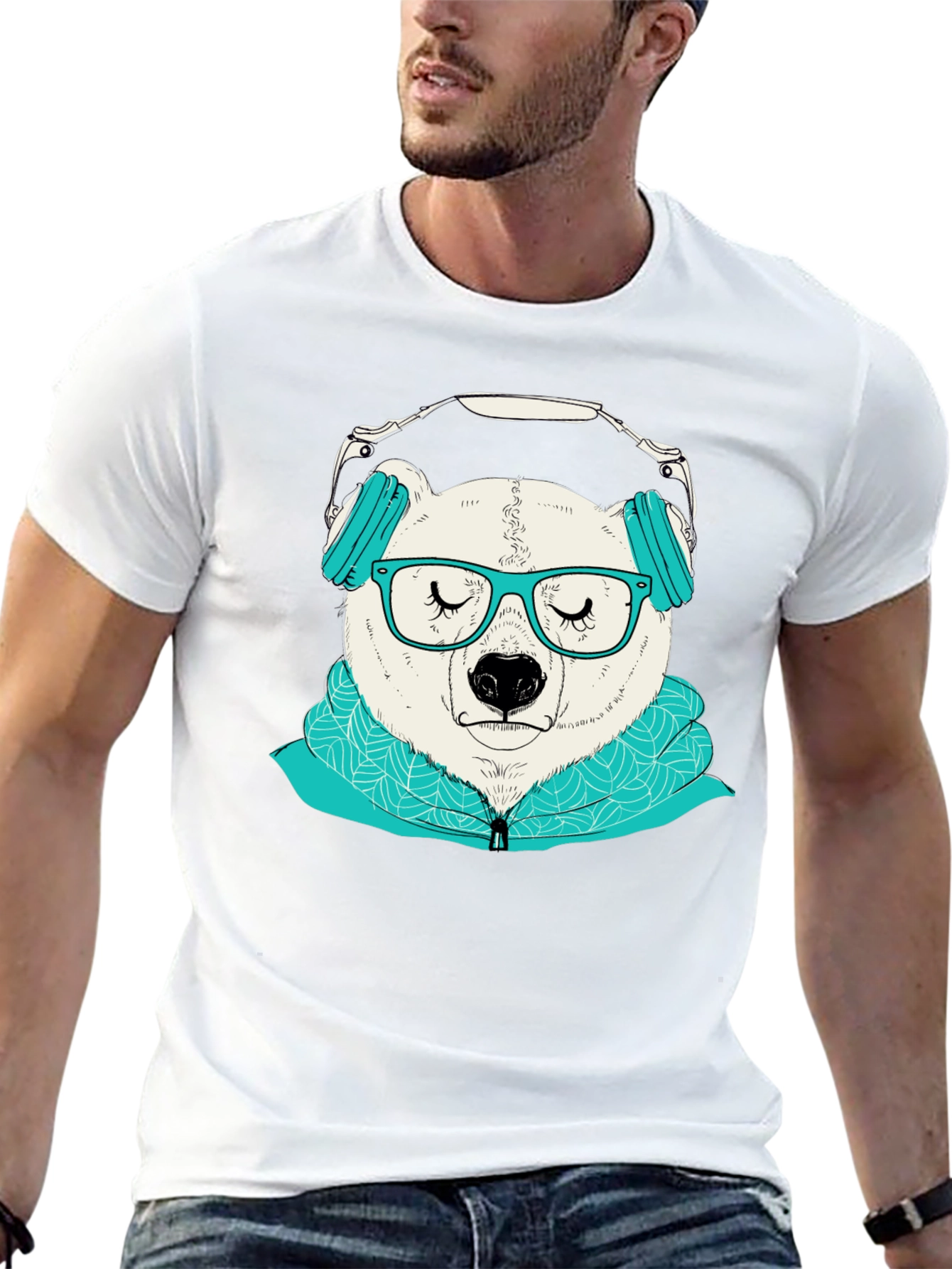 Cool Bear Graphic T-Shirt - Trendy & Stylish