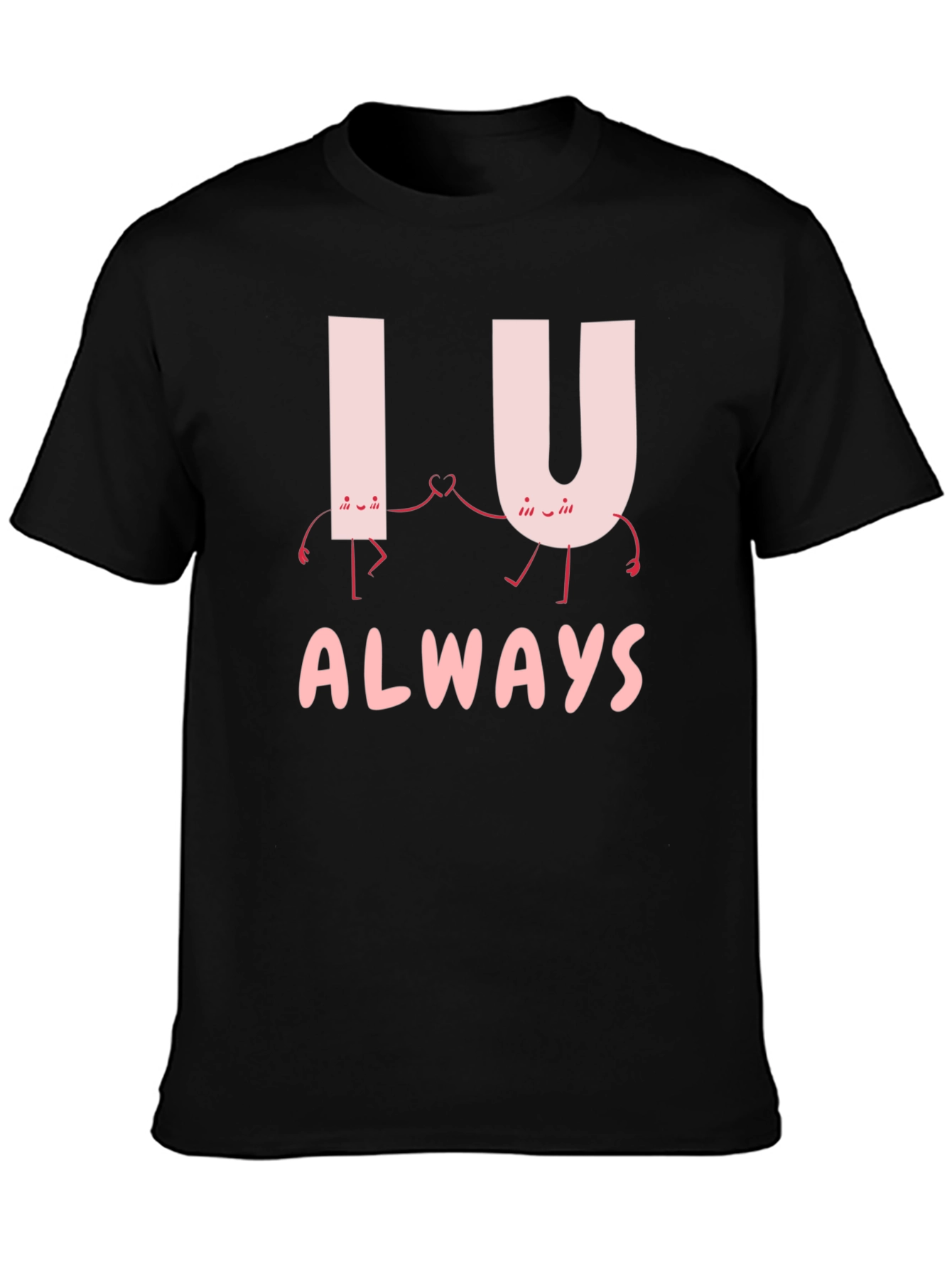 I U Always Graphic Tee - Black