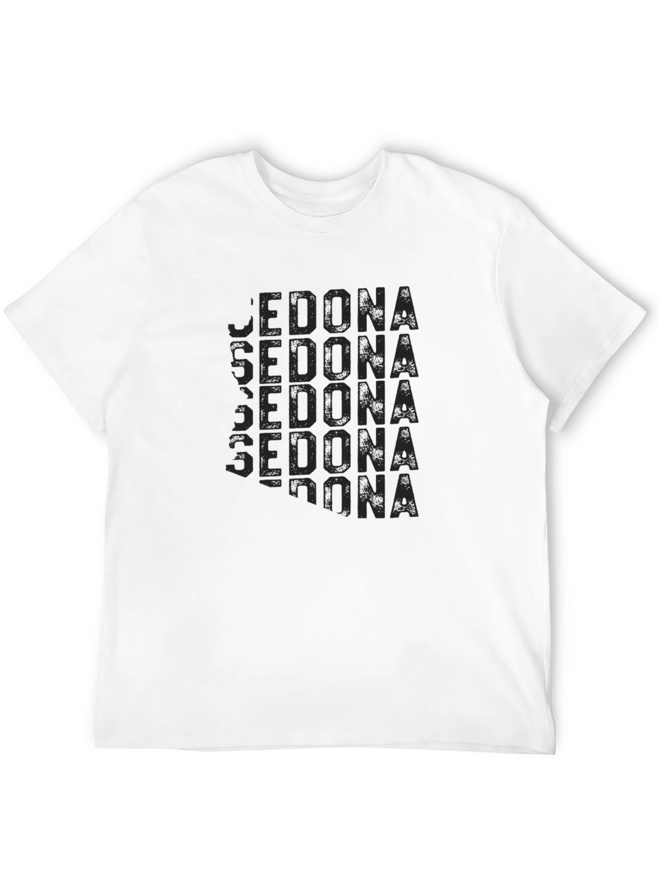 Sedona Arizona Graphic Print Black T-Shirt
