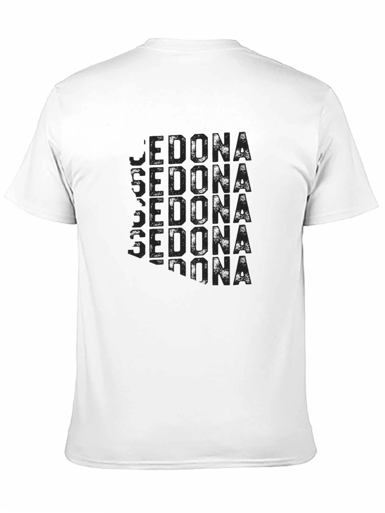 Sedona Arizona Graphic Print Black T-Shirt