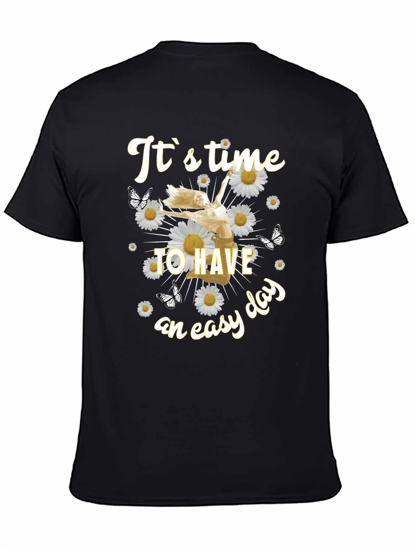 Relaxed Fit Graphic Tee - Easy Day Design
