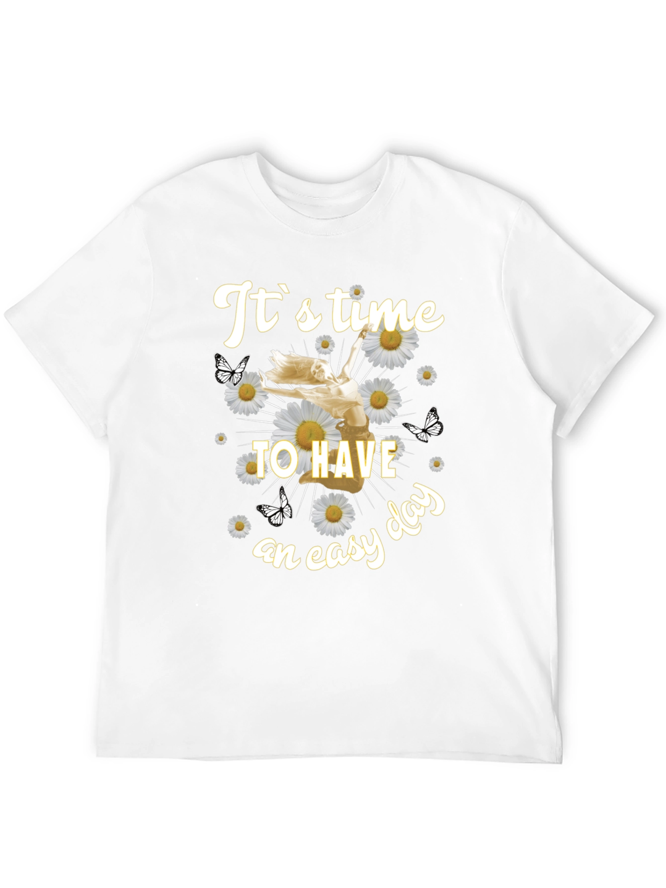 Relaxed Fit Graphic Tee - Easy Day Design