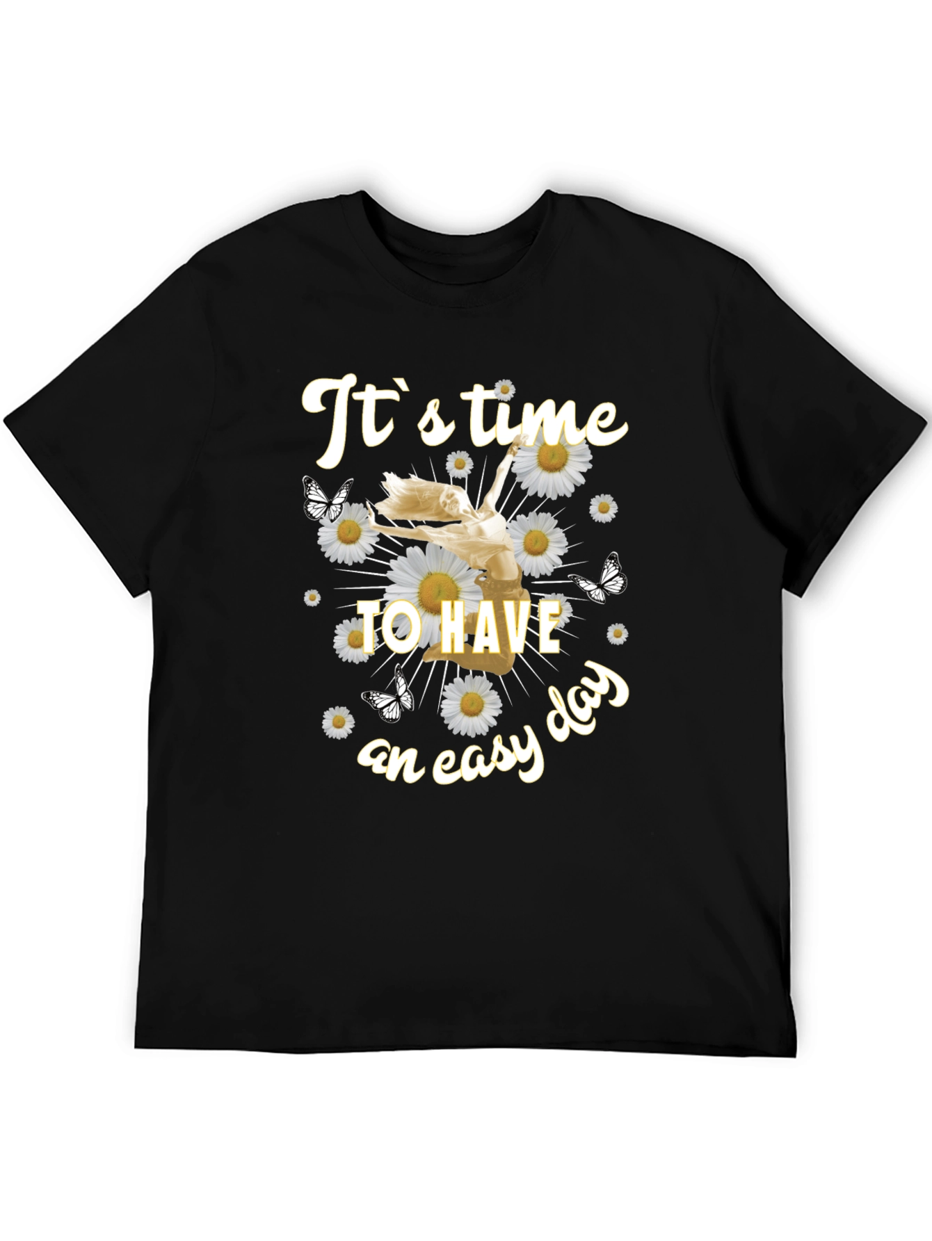 Relaxed Fit Graphic Tee - Easy Day Design