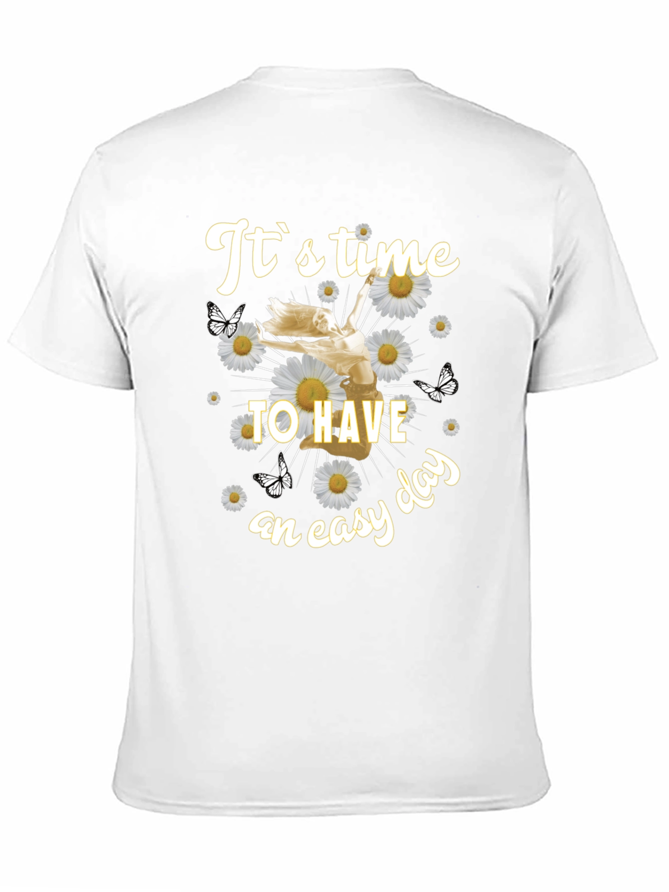 Relaxed Fit Graphic Tee - Easy Day Design