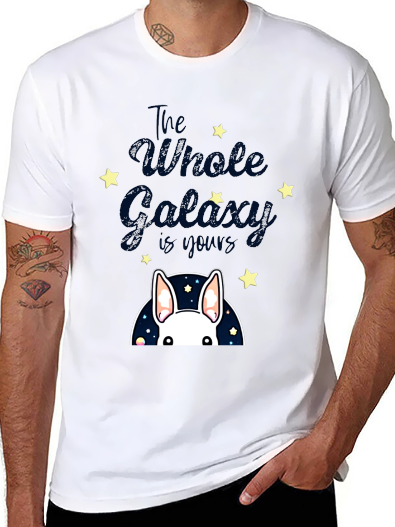 Galaxy Bunny T-Shirt: The Whole Galaxy is Yours!