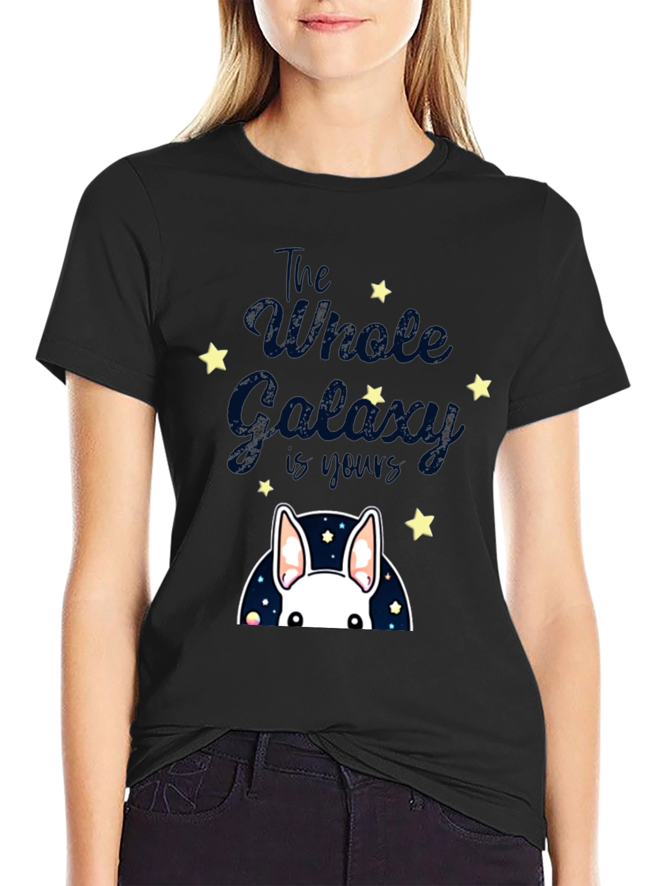 Galaxy Bunny T-Shirt: The Whole Galaxy is Yours!