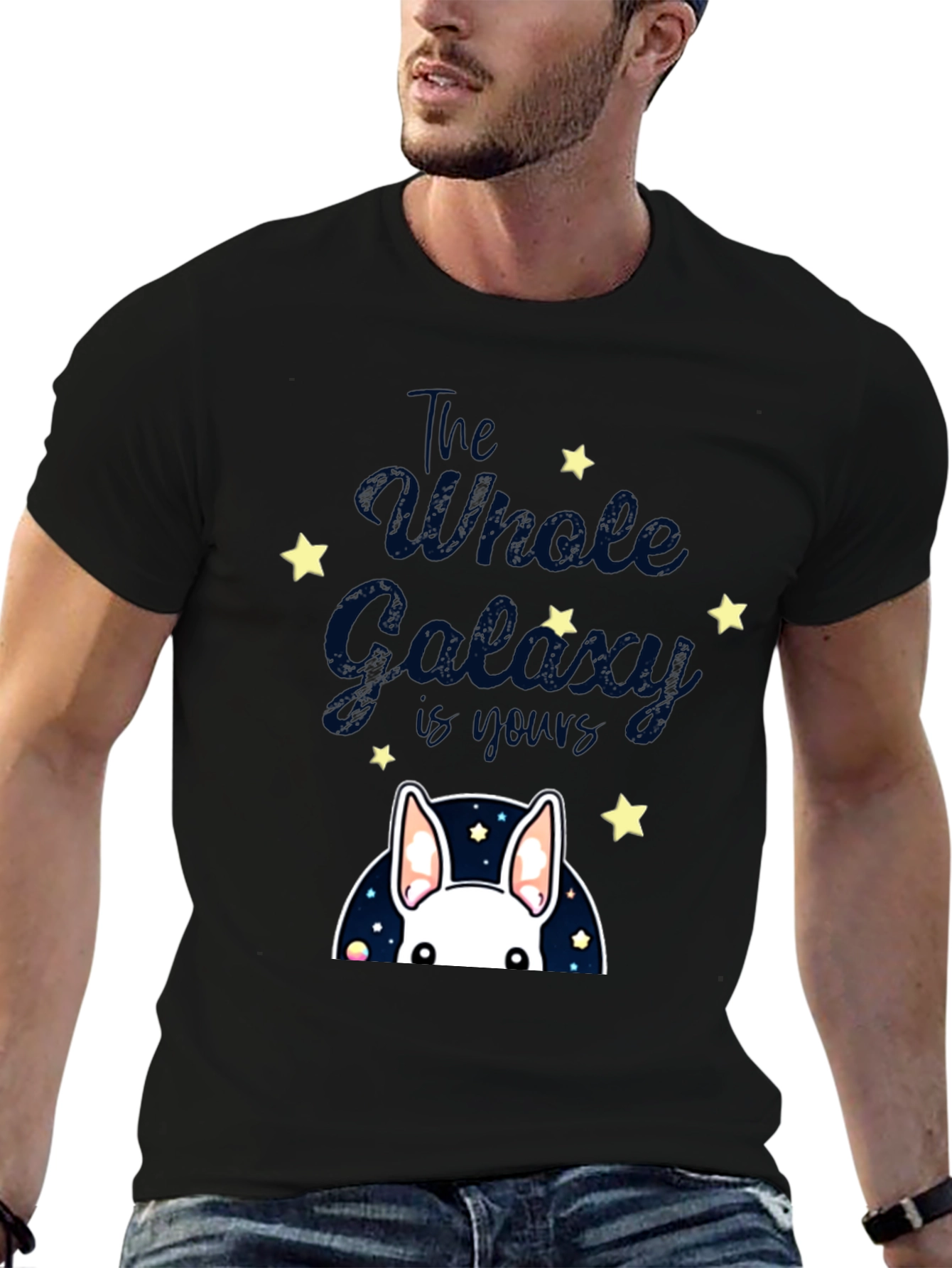 Galaxy Bunny T-Shirt: The Whole Galaxy is Yours!