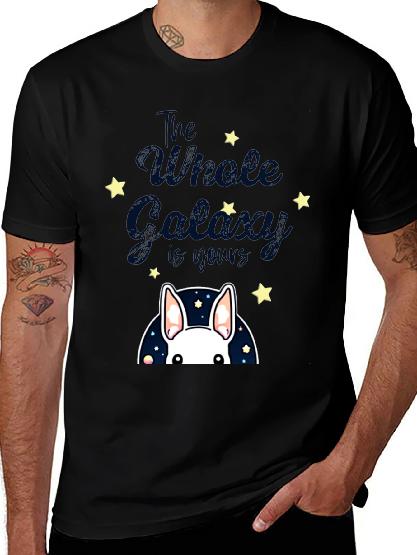 Galaxy Bunny T-Shirt: The Whole Galaxy is Yours!