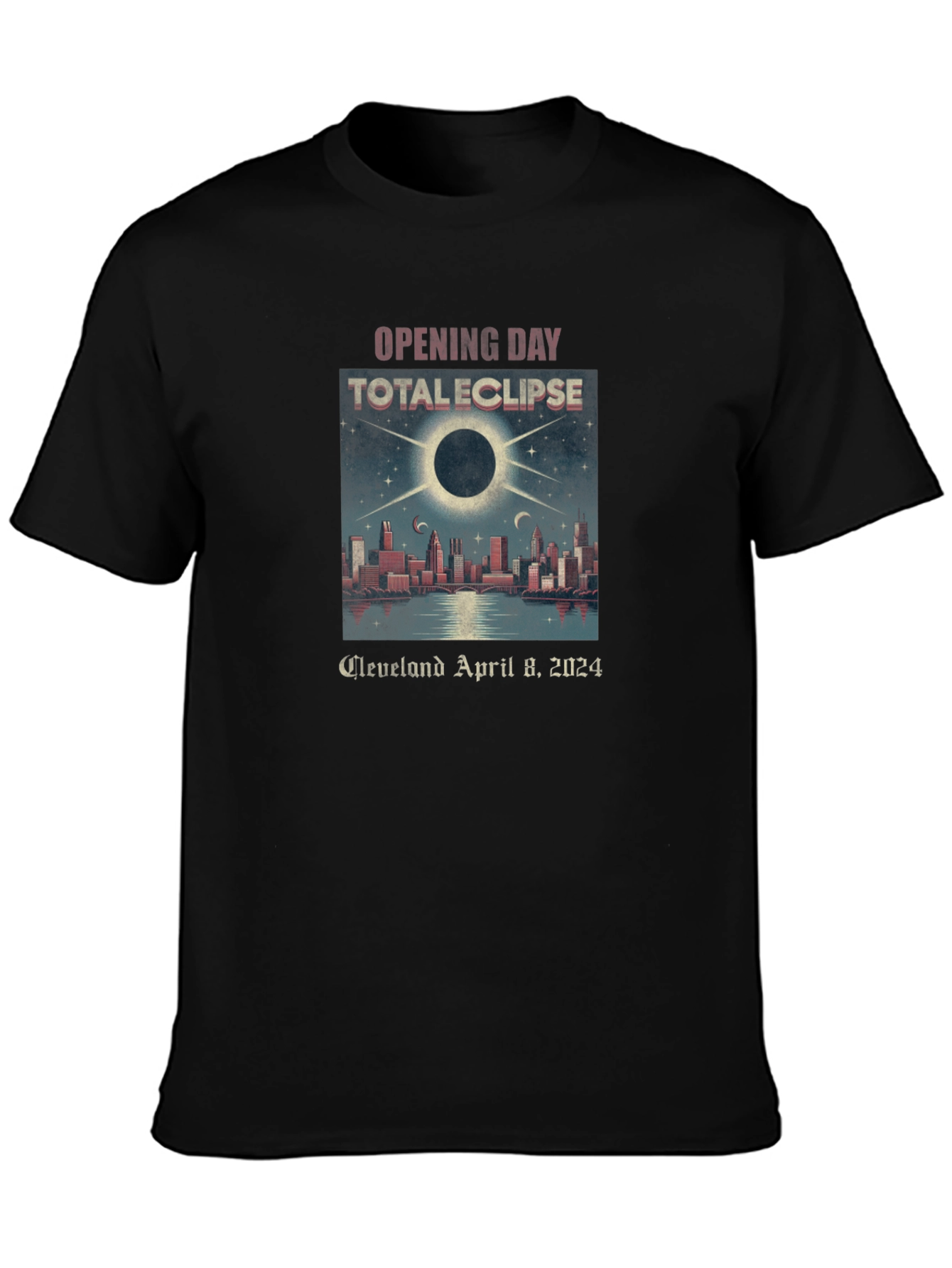 Total Eclipse Cleveland April 8 2024 T-Shirt