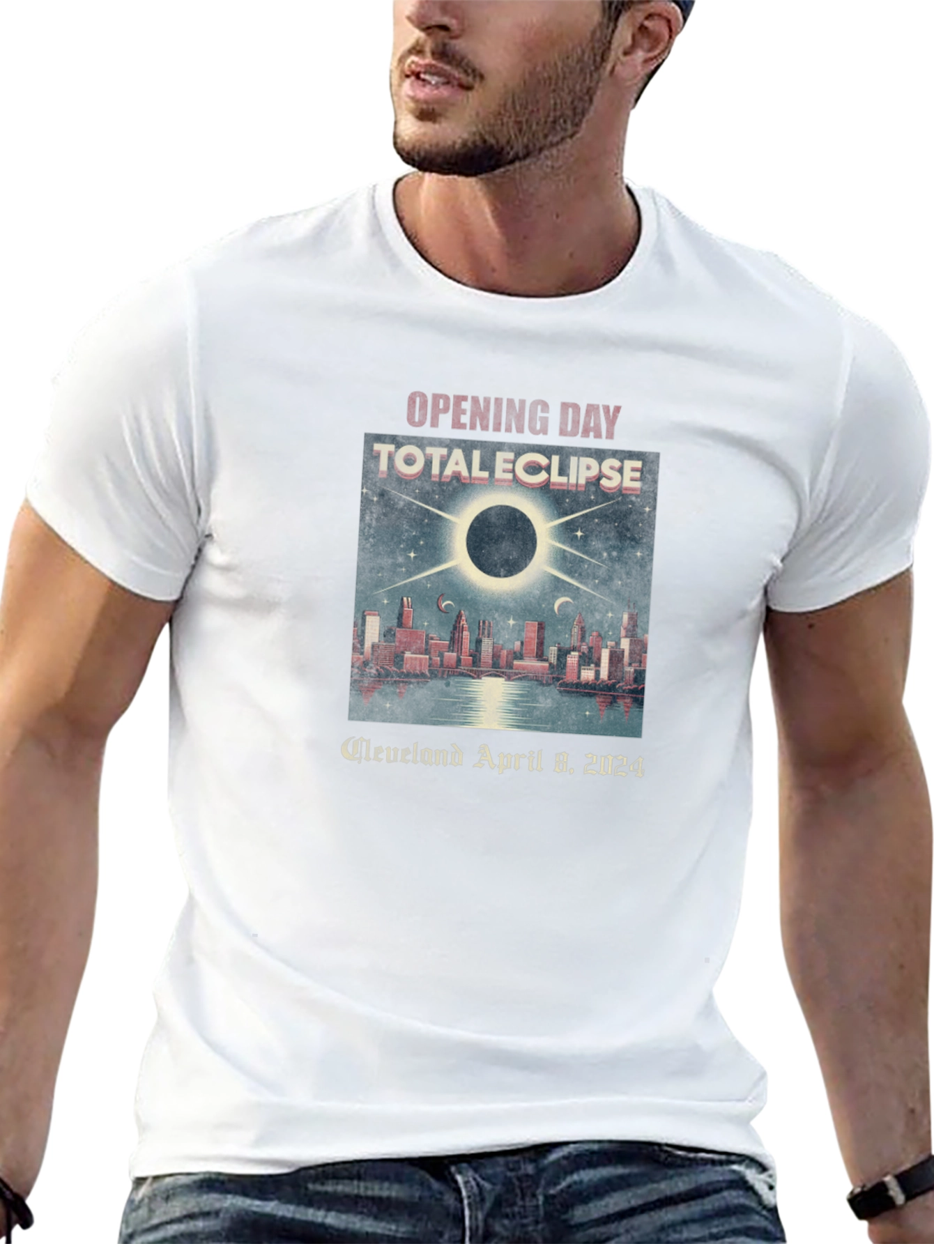 Total Eclipse Cleveland April 8 2024 T-Shirt